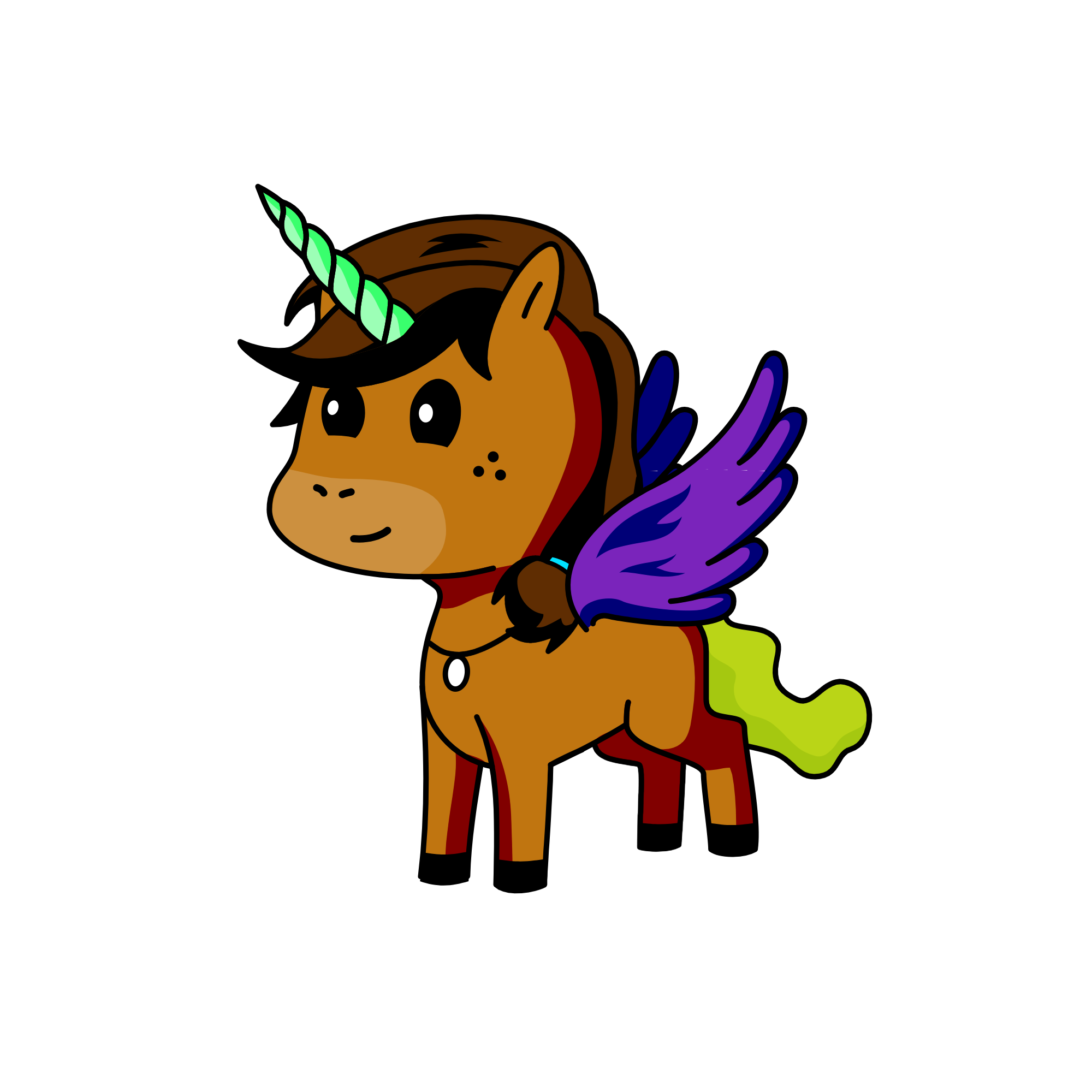 MY LOVELI UNICORN., the unicorn