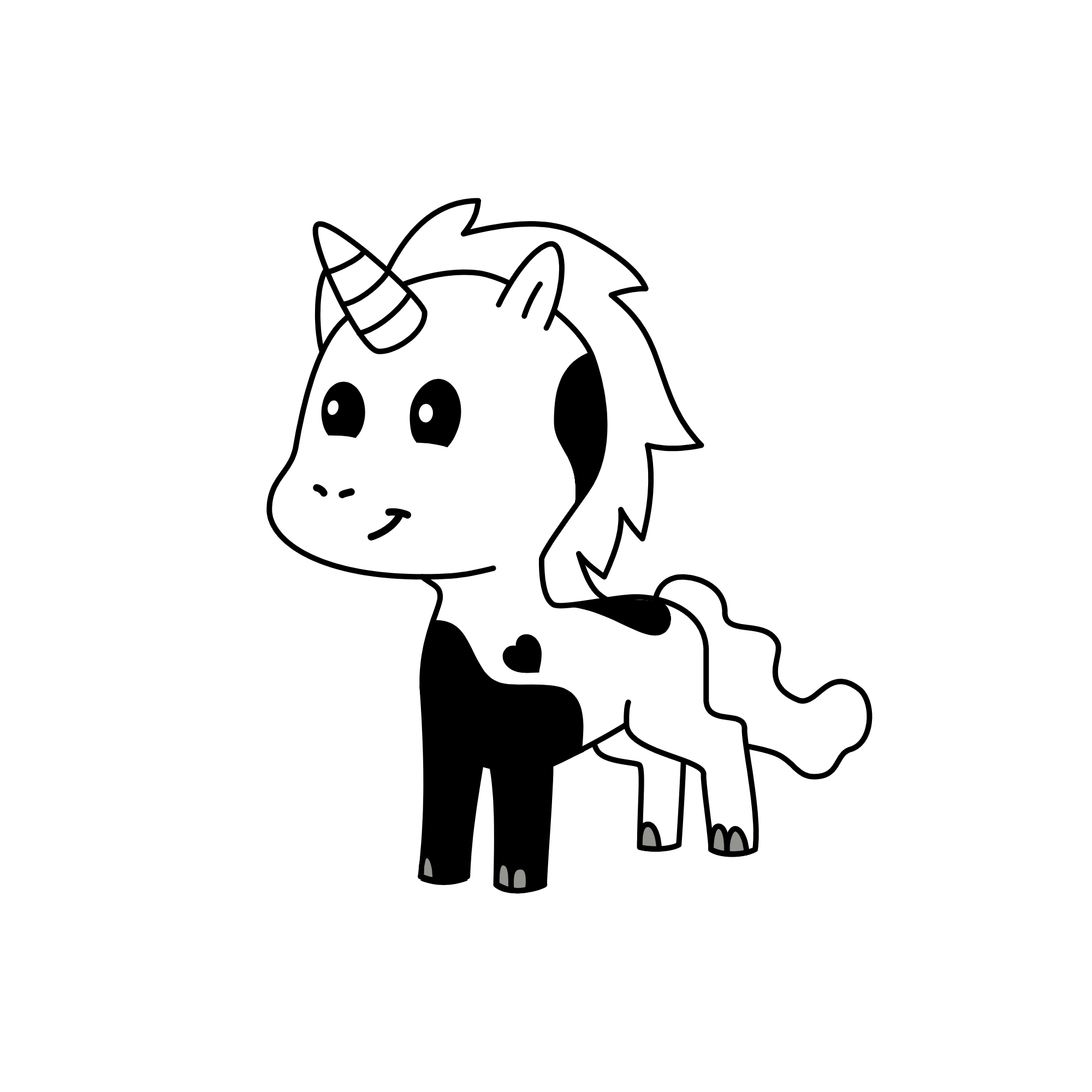Koeoorn, the unicorn