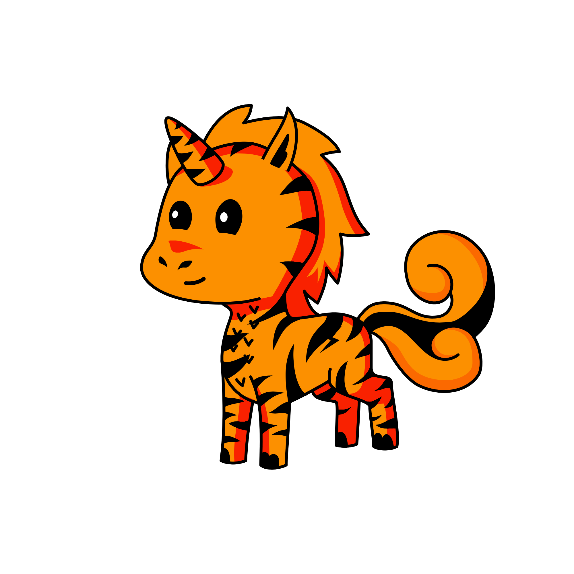 Tiger, the unicorn