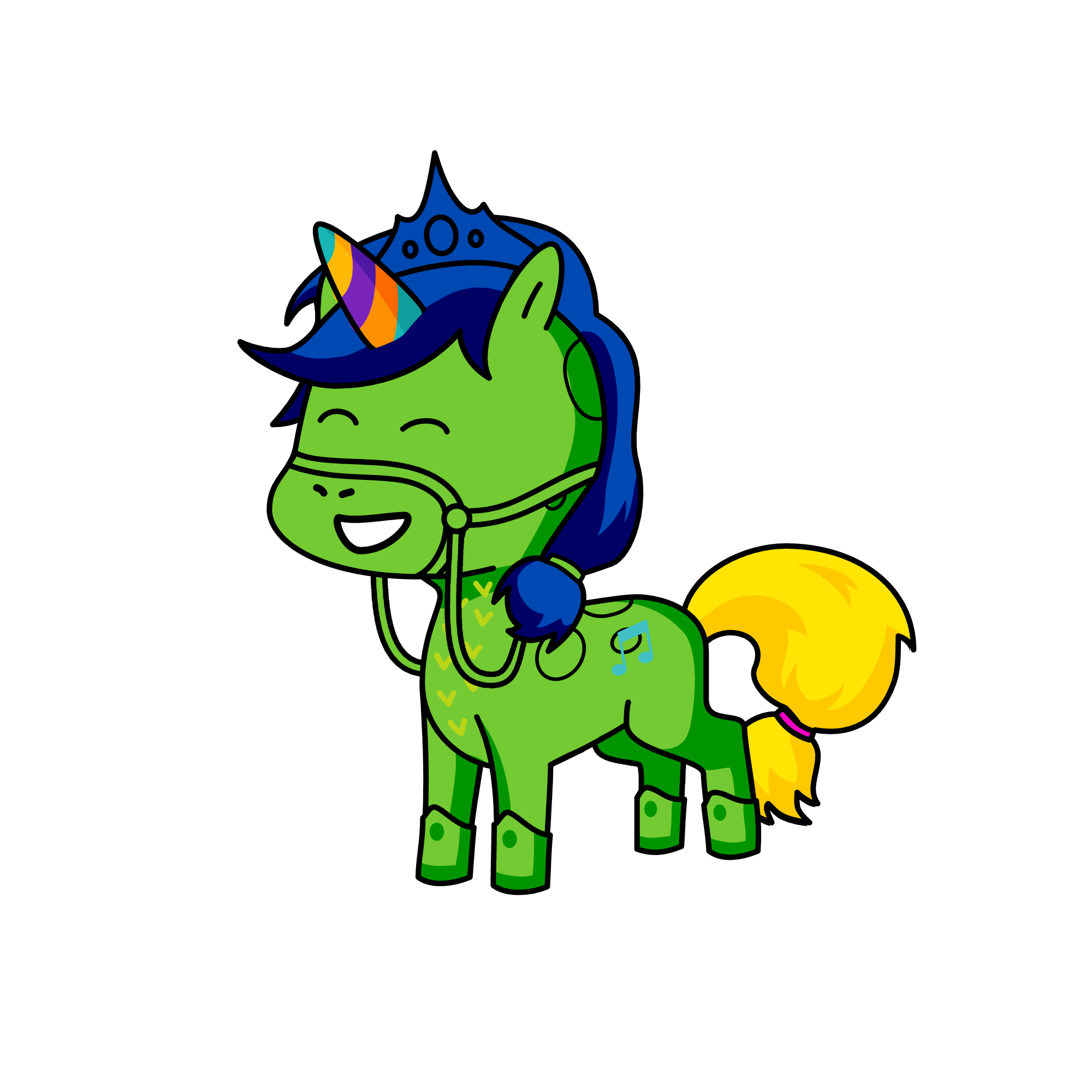 Mrs.green, the unicorn