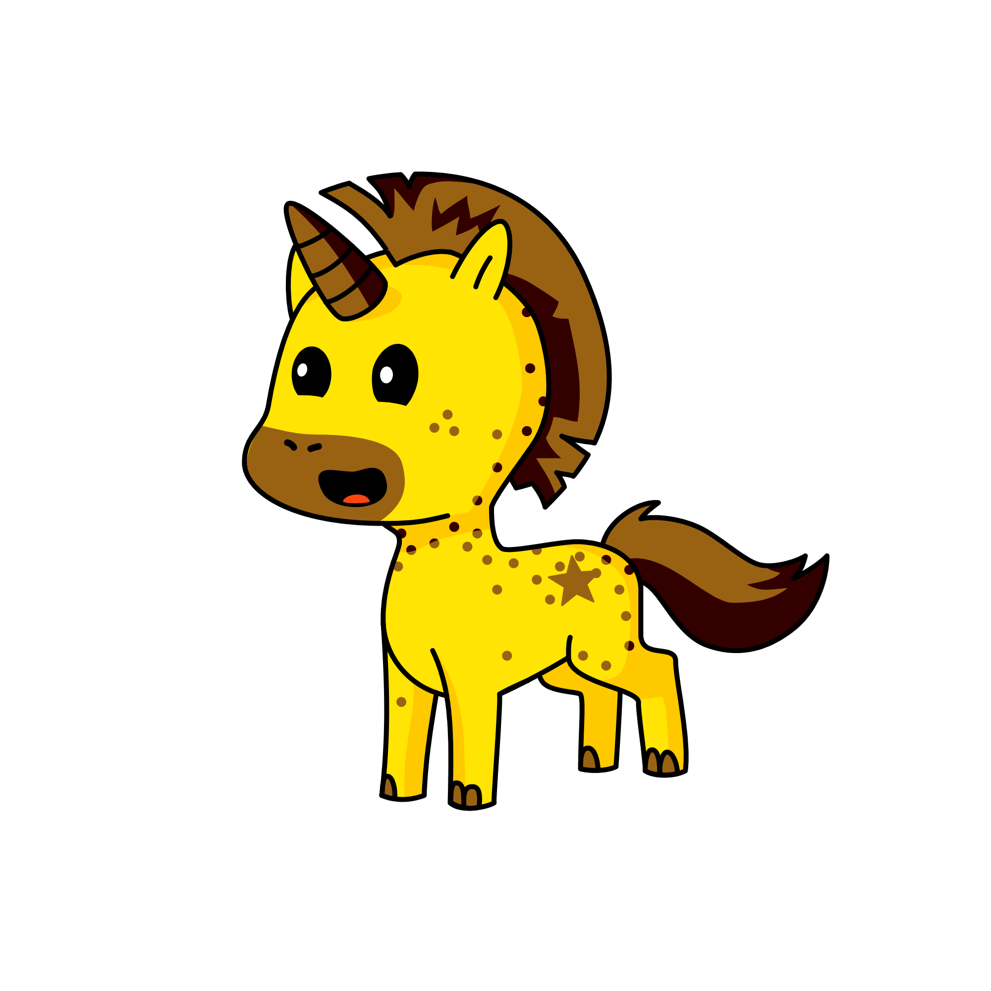 Giraffe 🦒, the unicorn