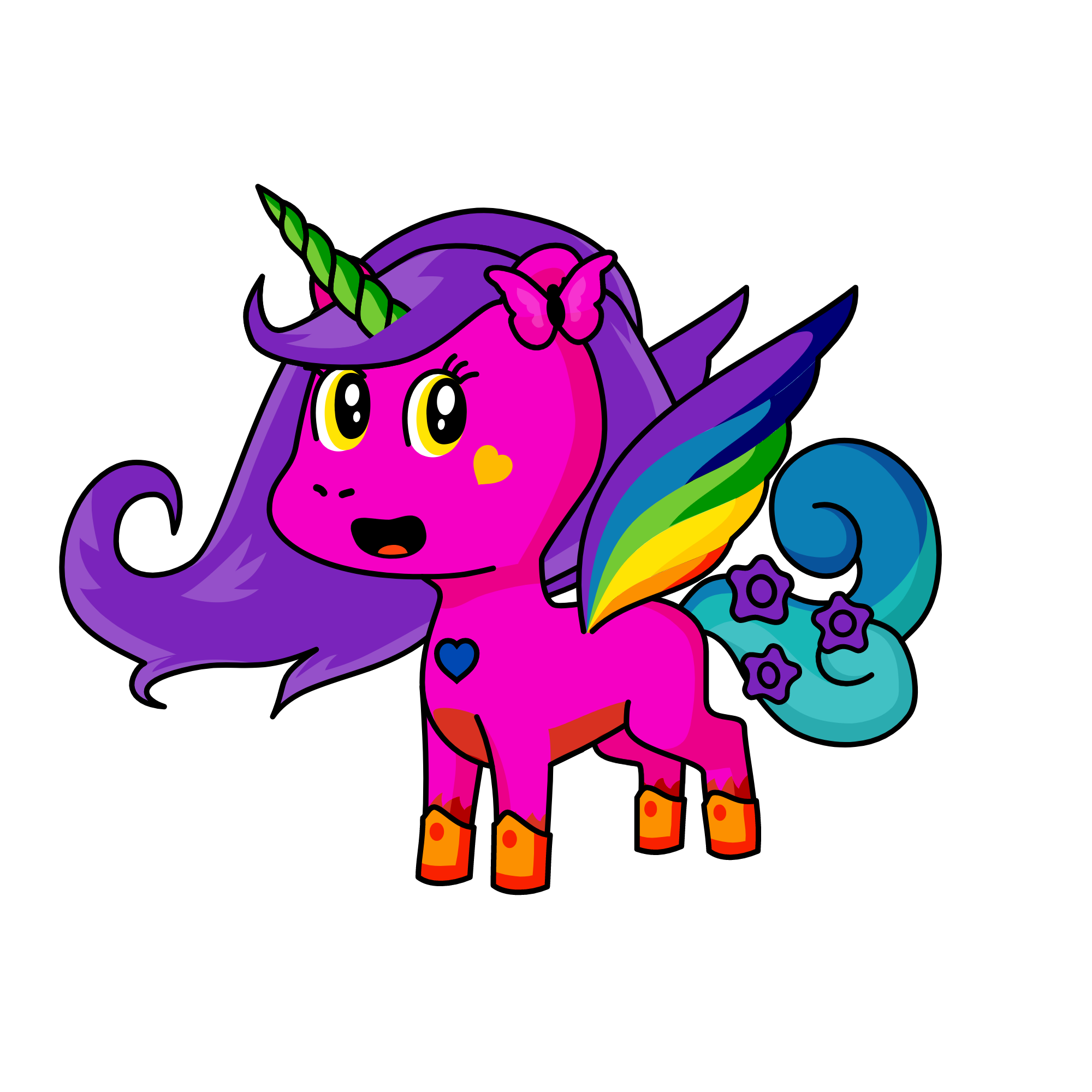 Butterfly, the unicorn