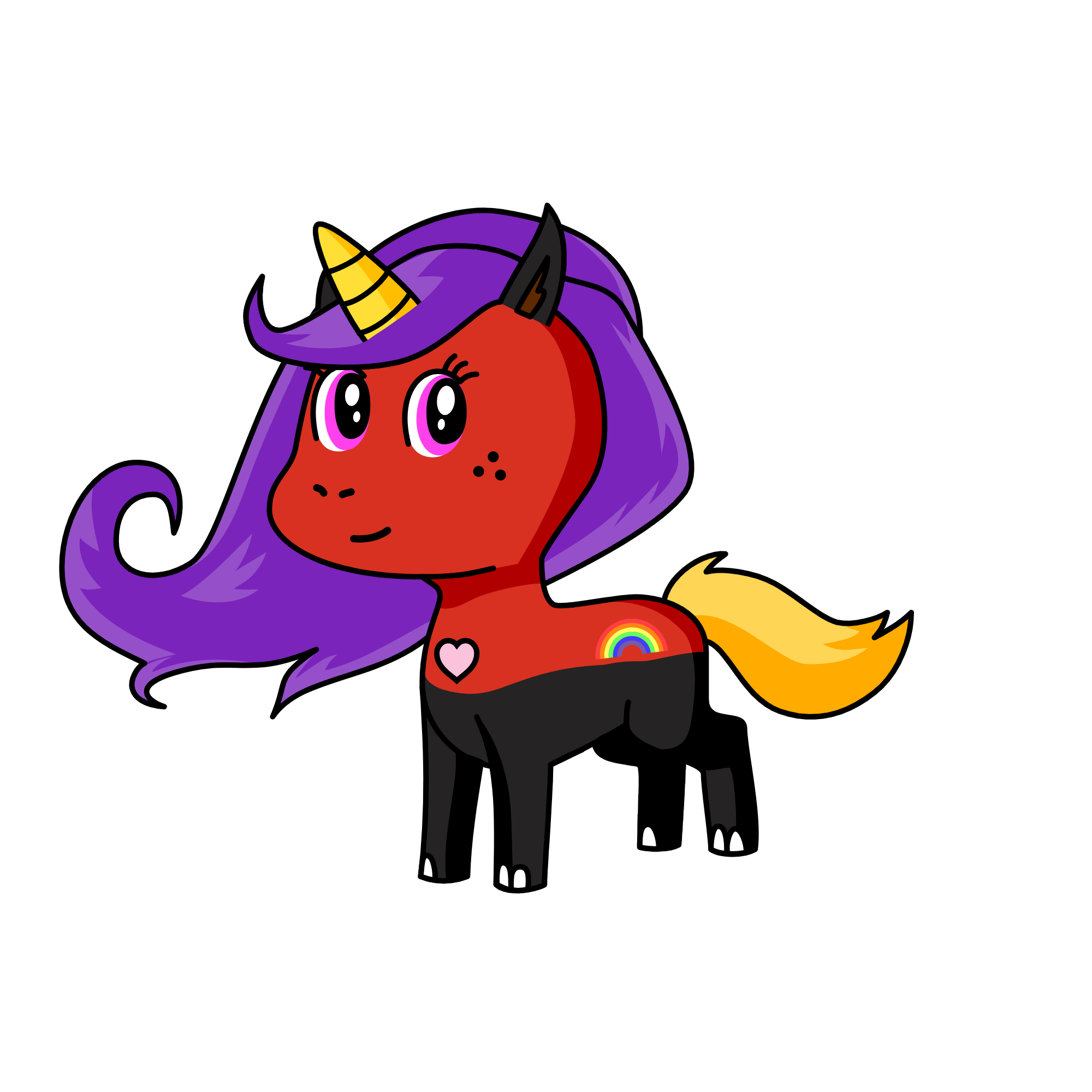 EMELY, the unicorn