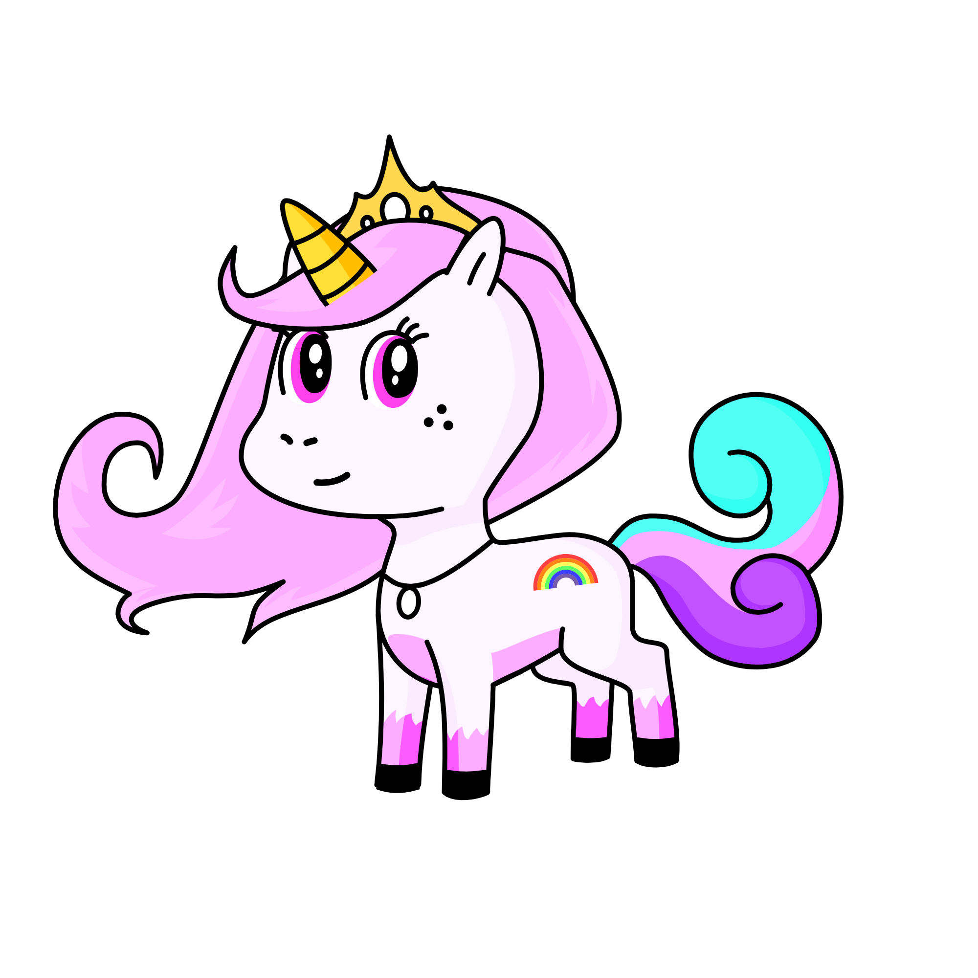 Candy Cane, the unicorn