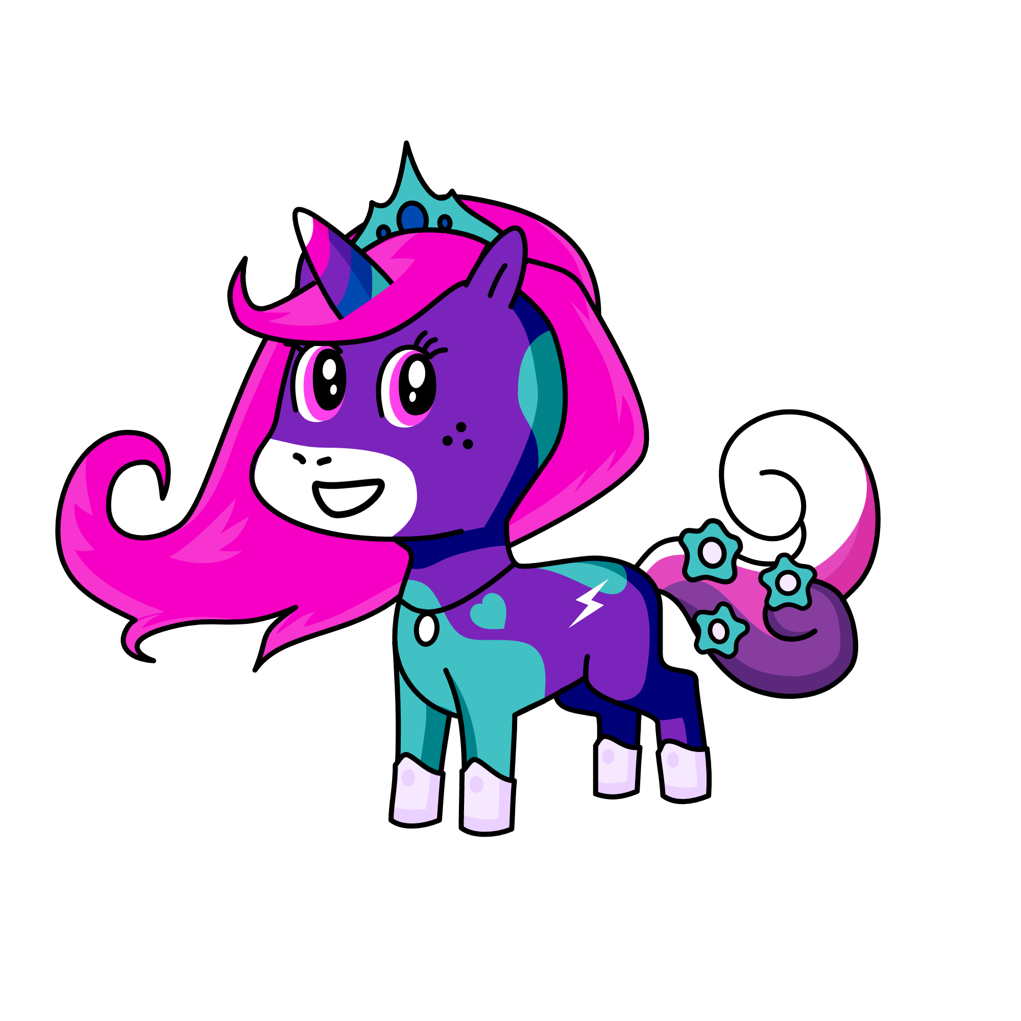 lavender , the unicorn