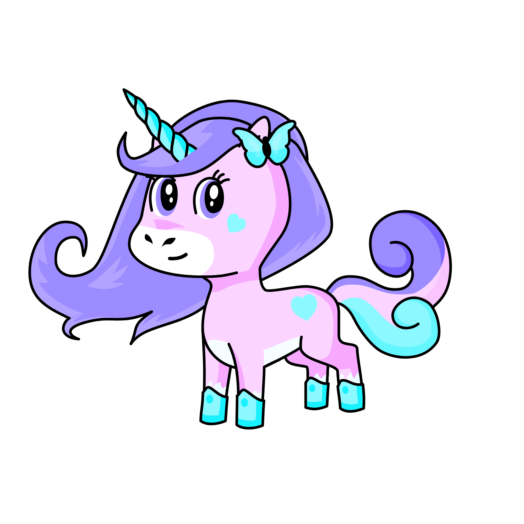 Princess Pastel, the unicorn