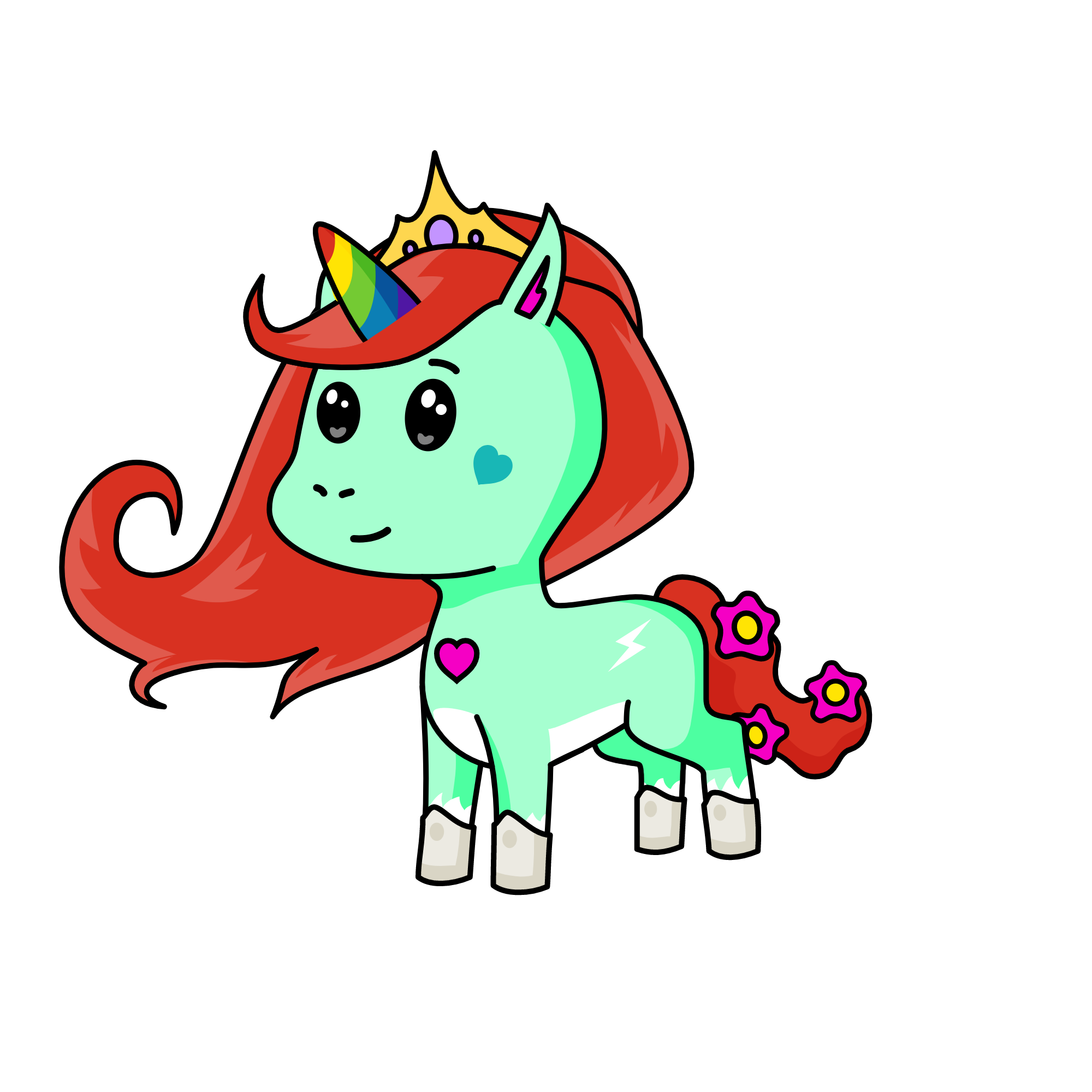 Moon, the unicorn