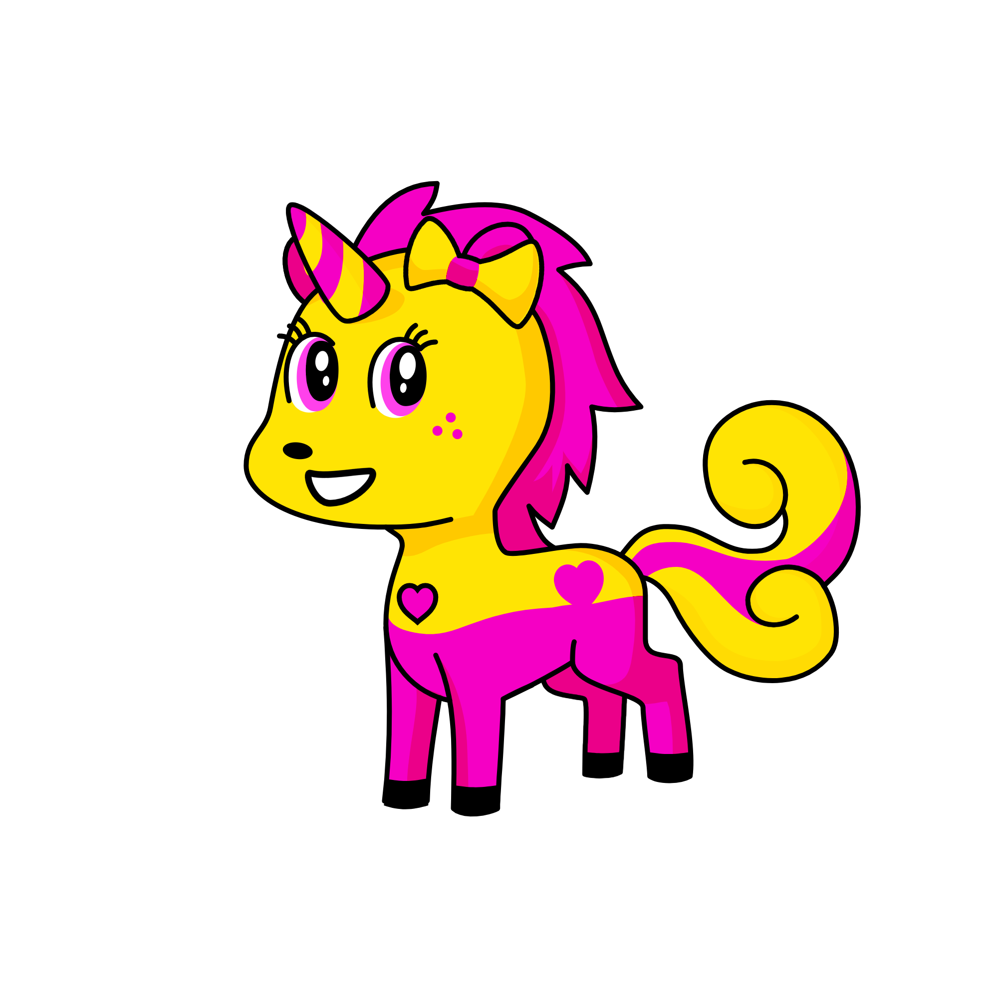 PELLOWCUTE, the unicorn
