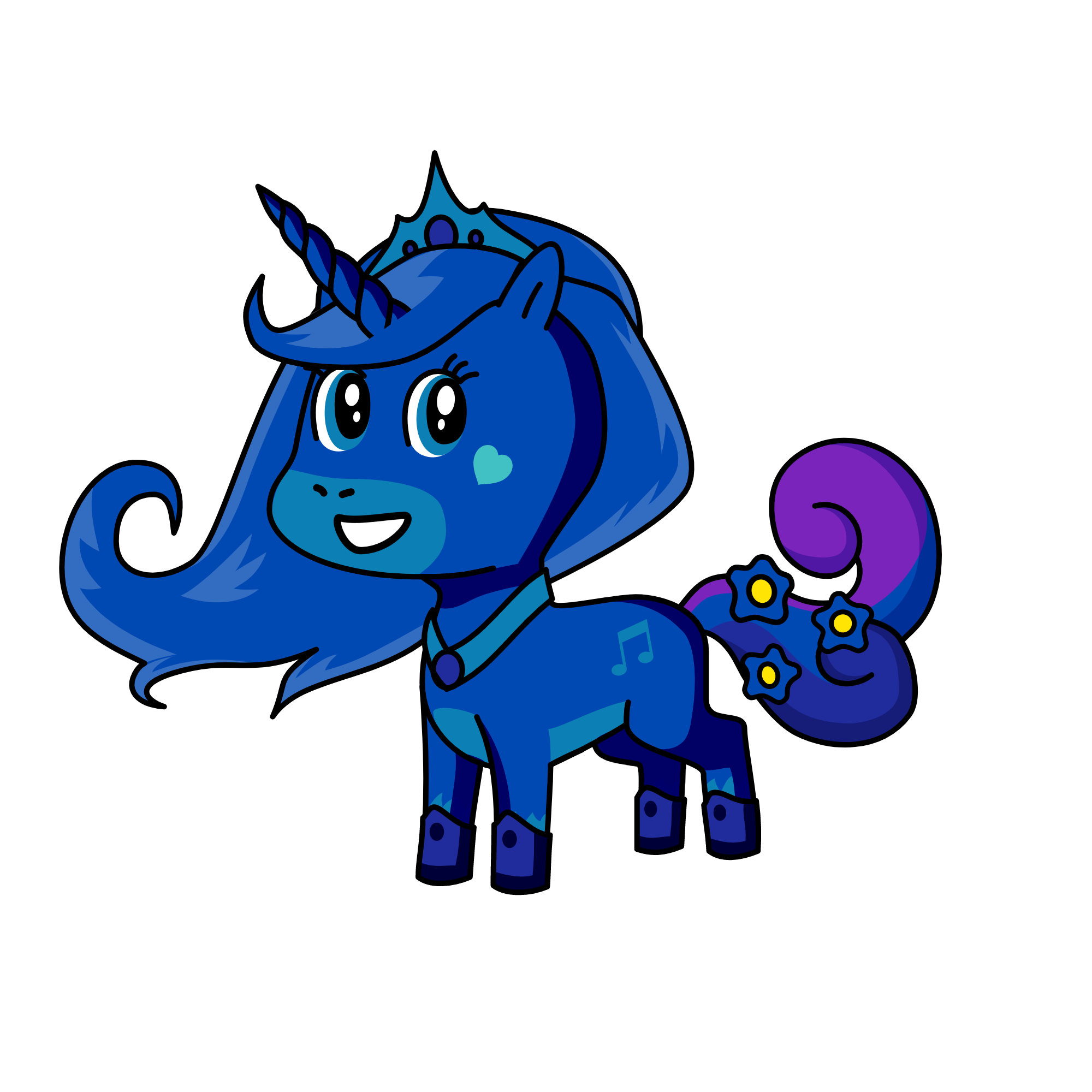 princess of the night, the unicorn