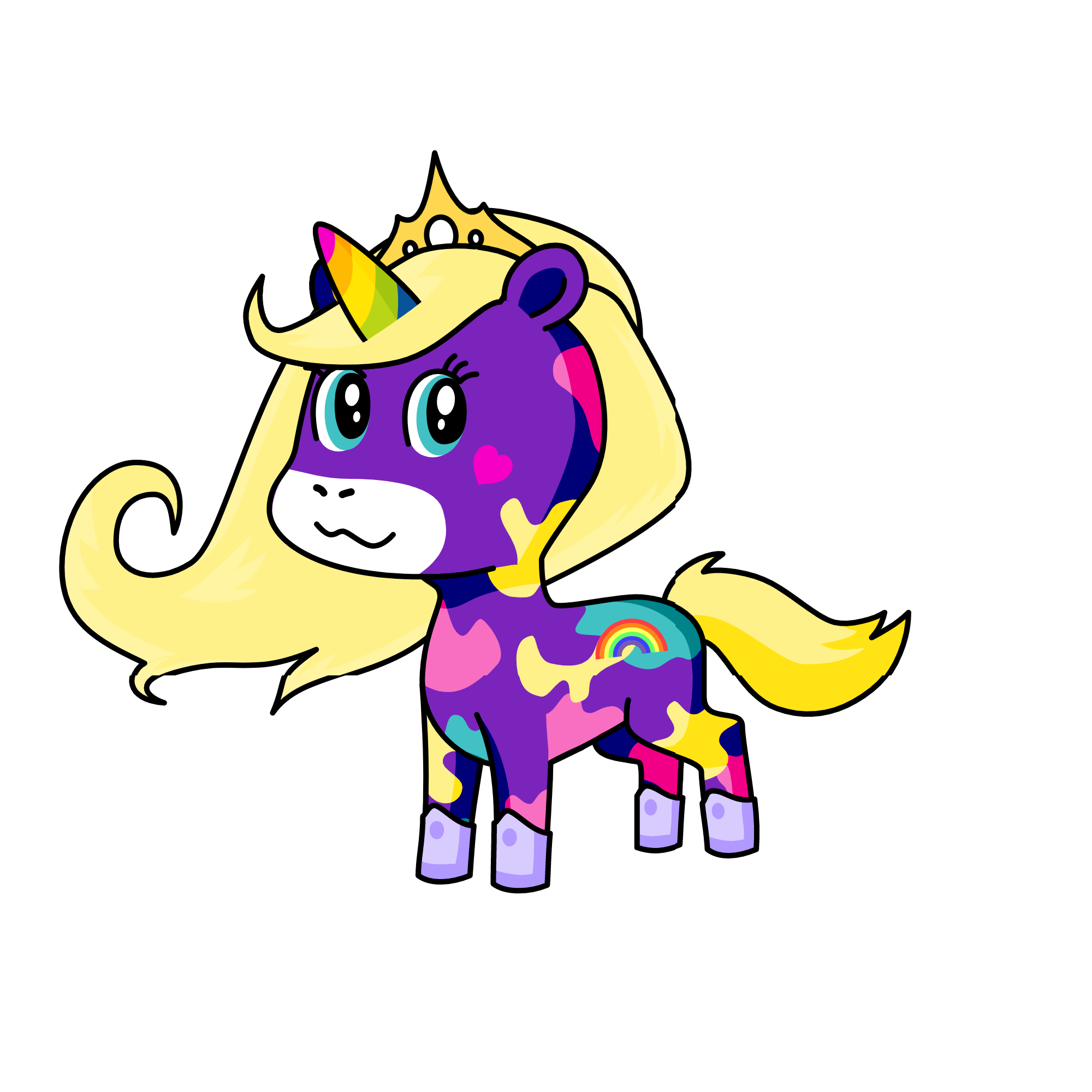 ❤💛💚💙💜Rainbow❤💛💚💙💜, the unicorn