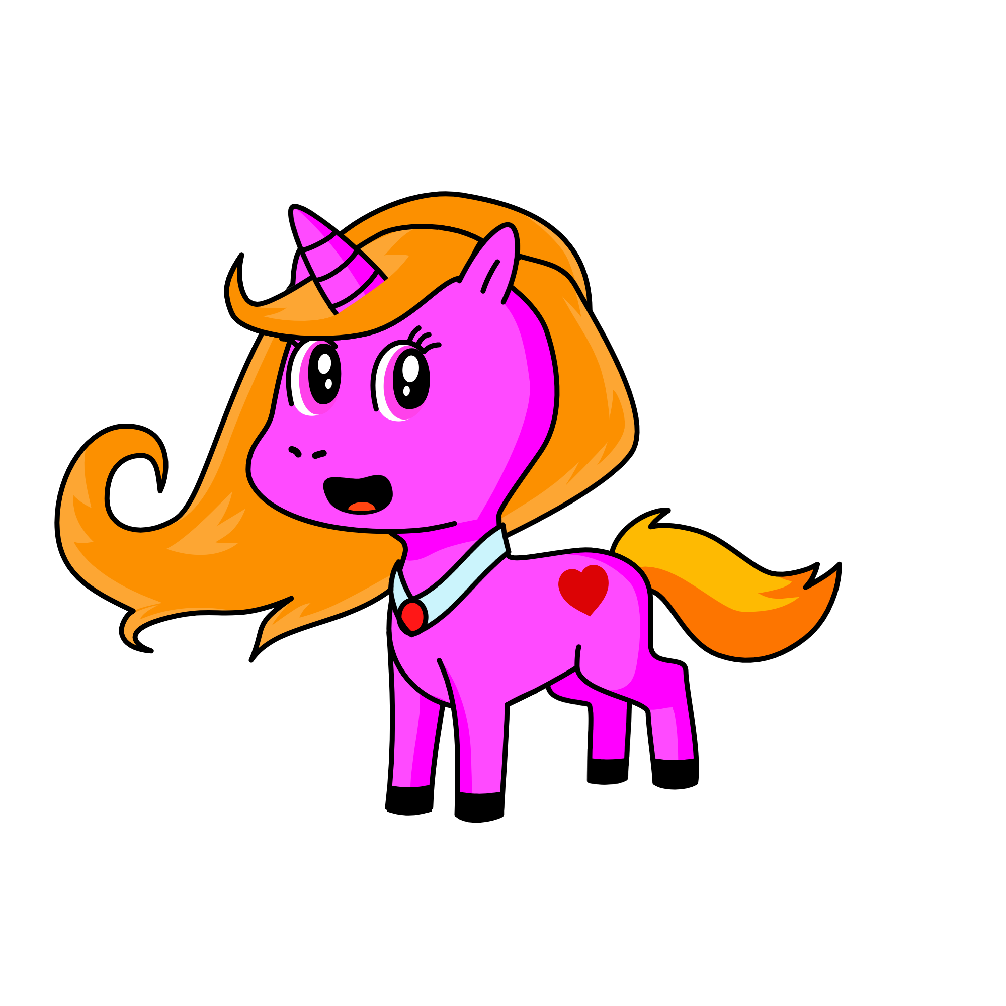 Blossom, the unicorn