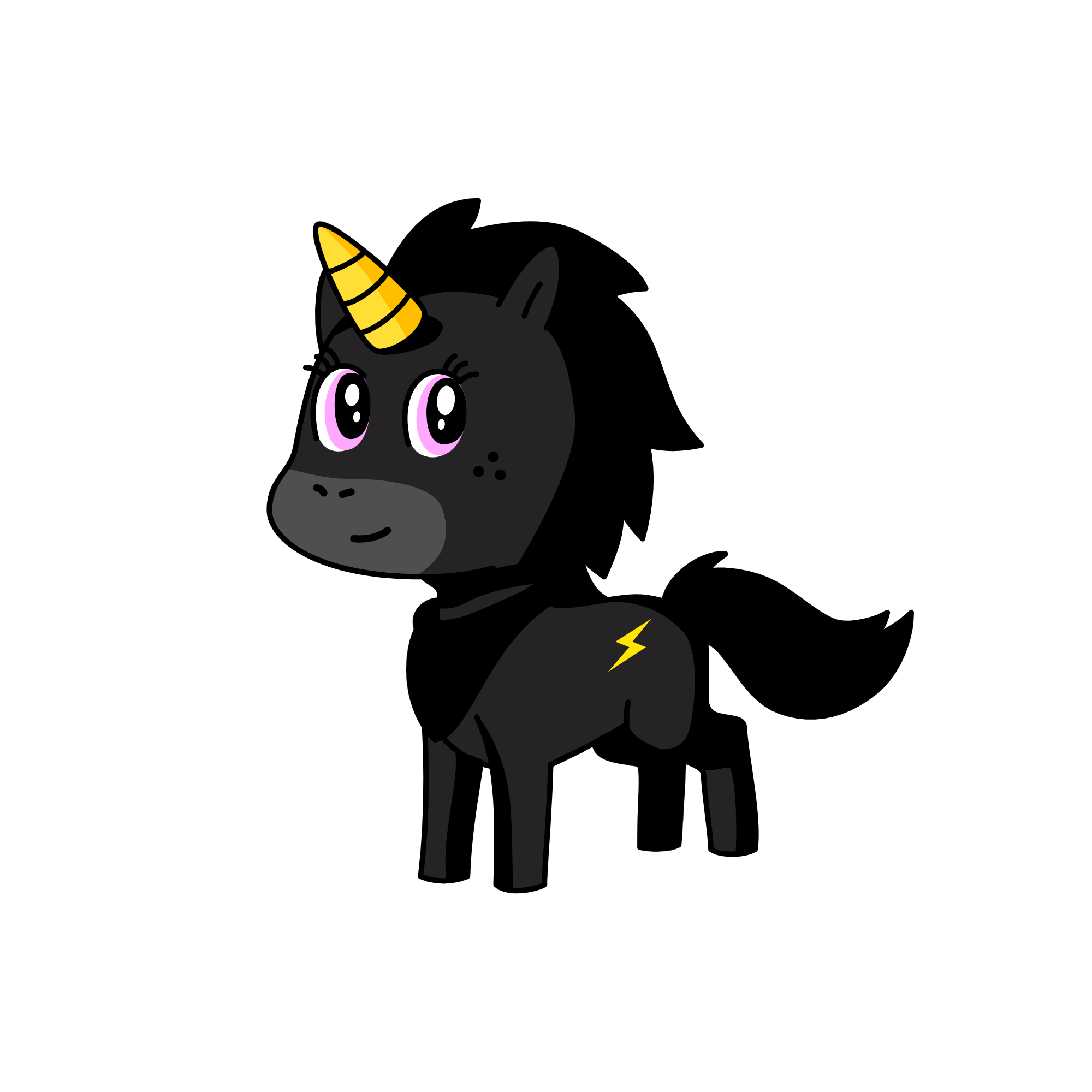 Backy, the unicorn