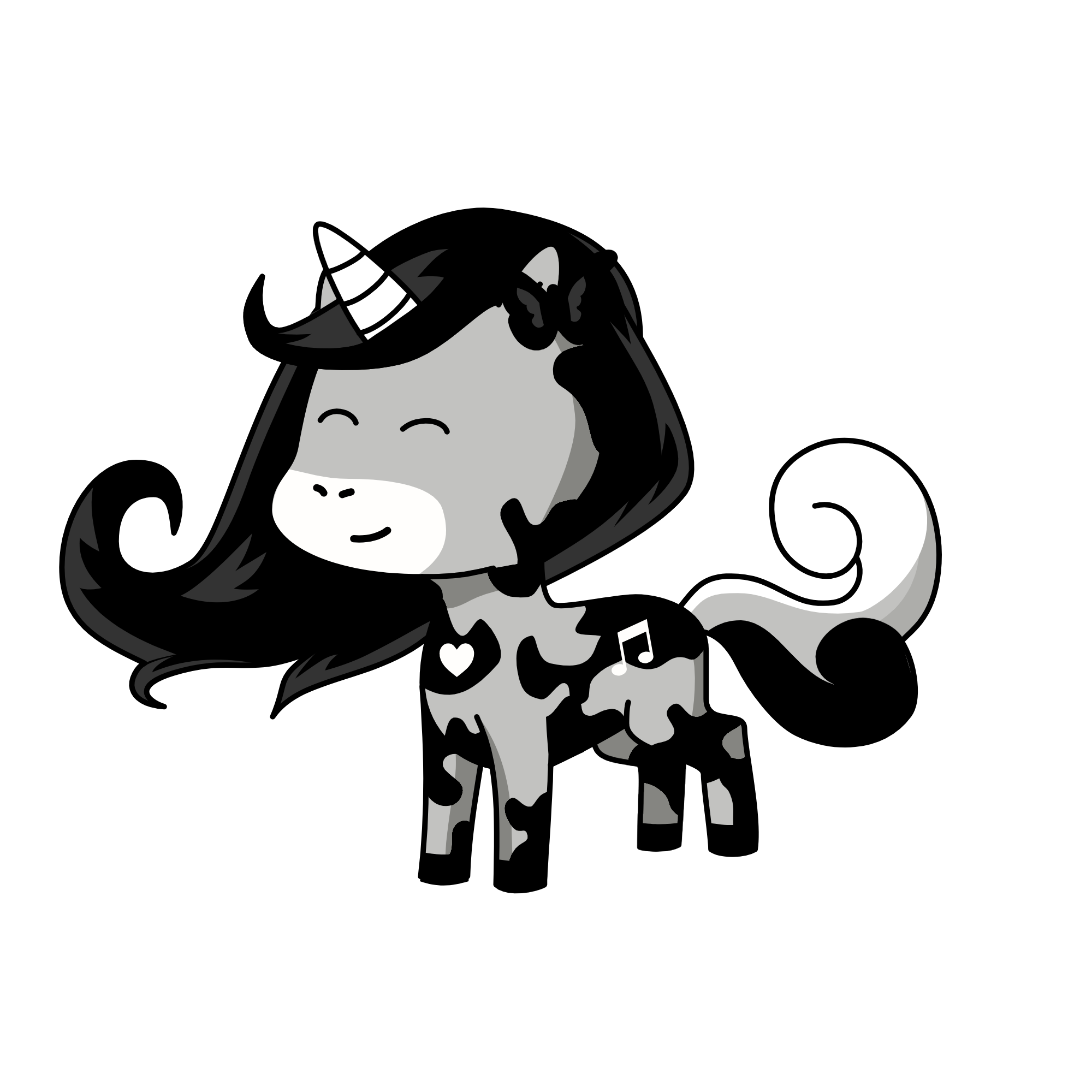 Midnight, the unicorn