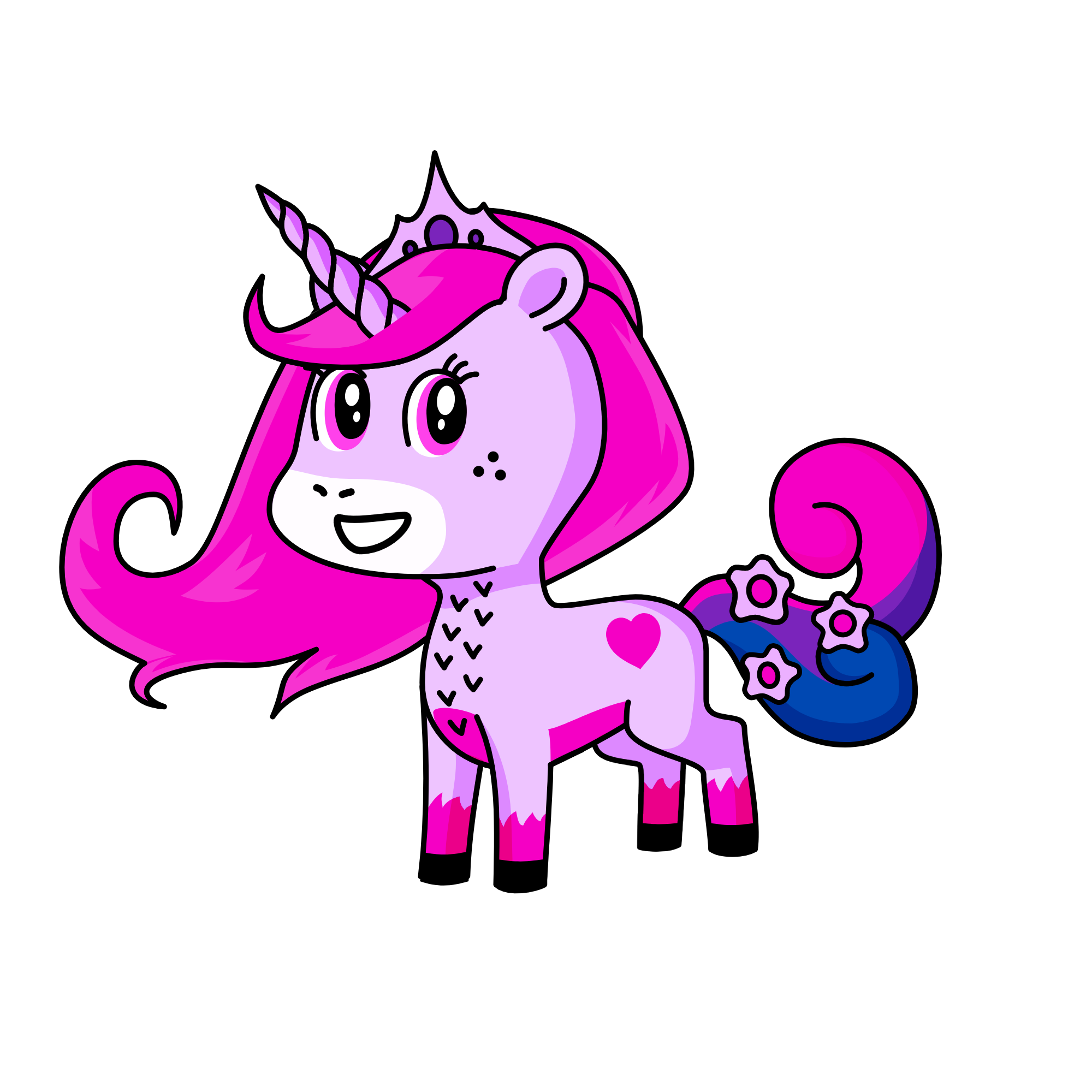 Pinky Blossom, the unicorn