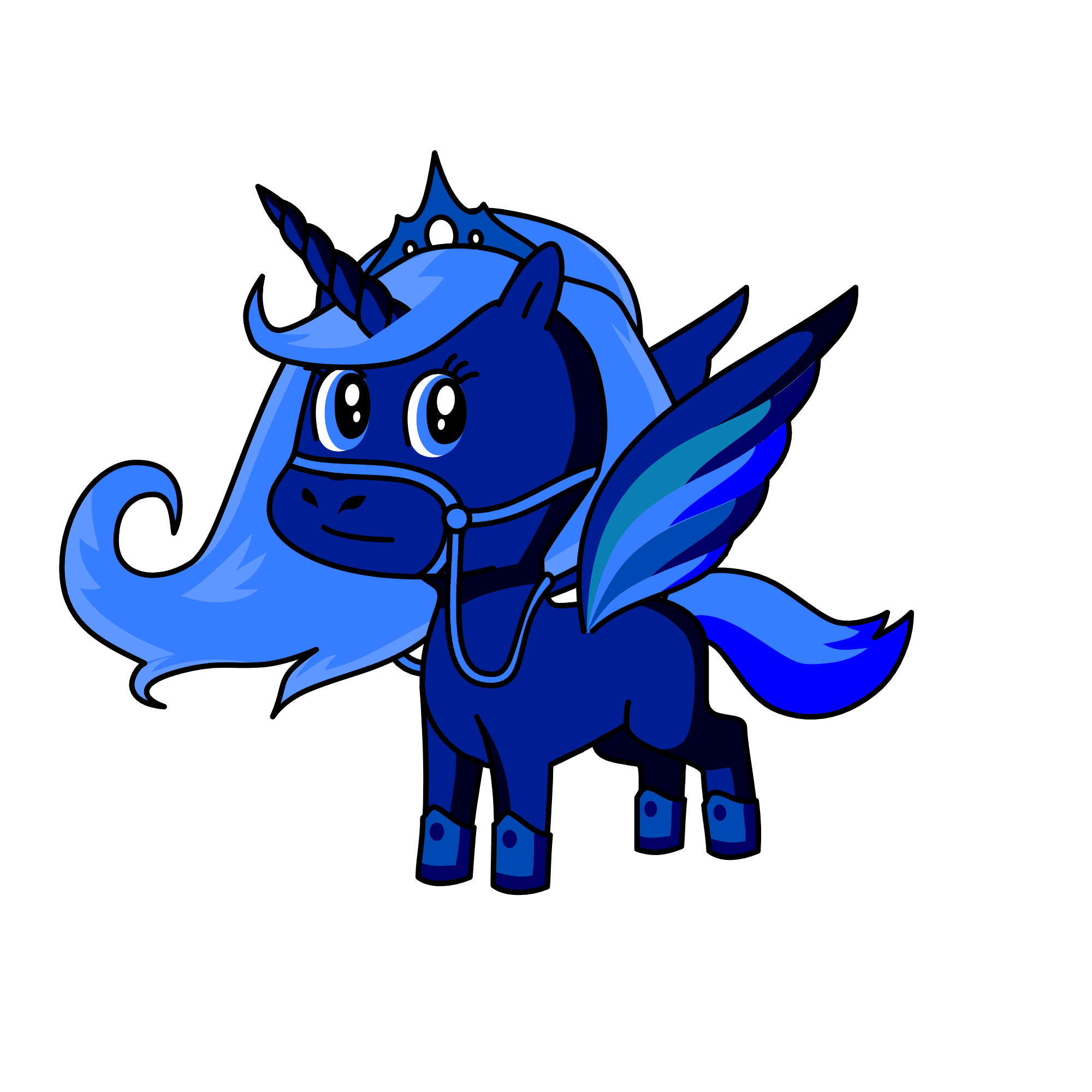 Princess Luna, the unicorn