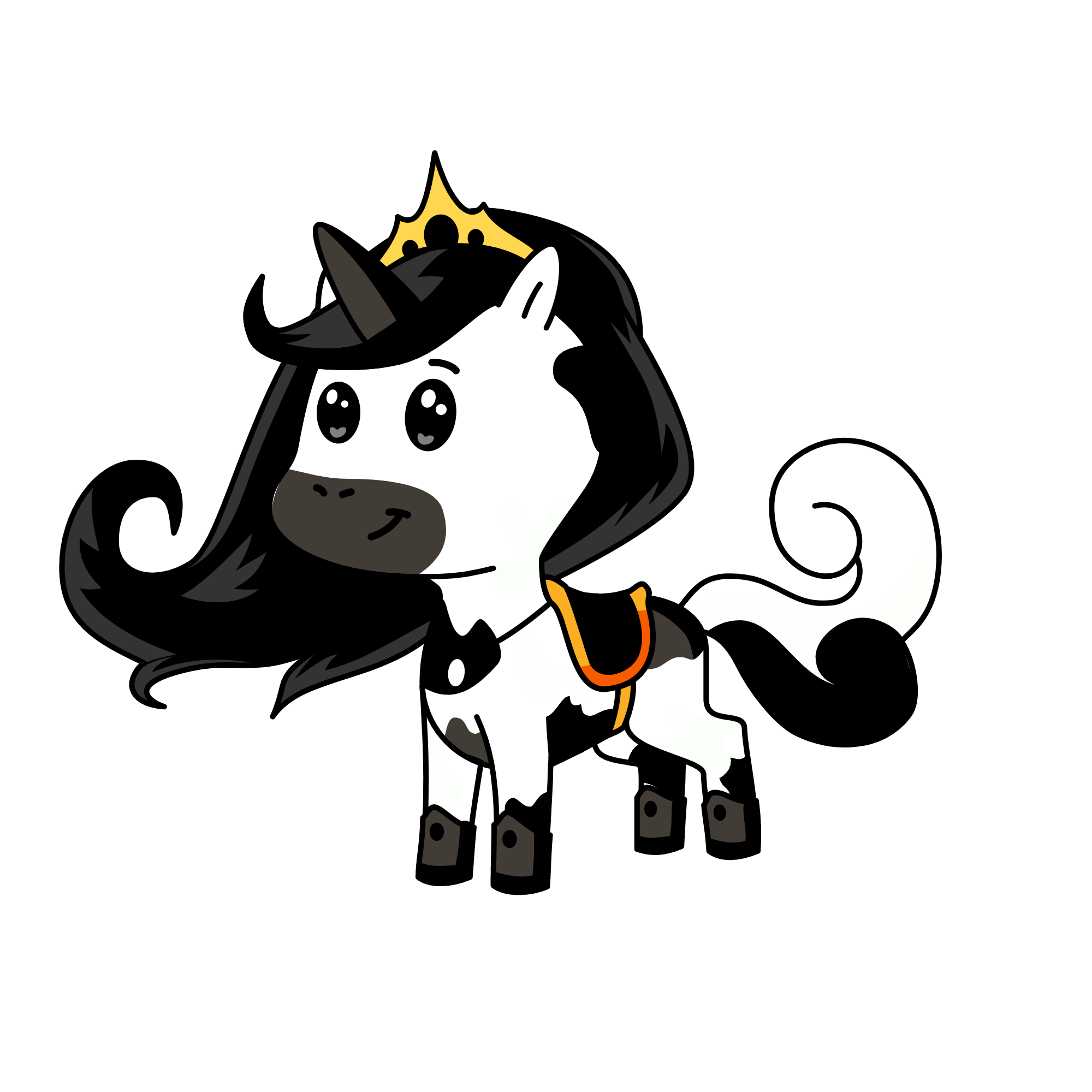 snow black, the unicorn