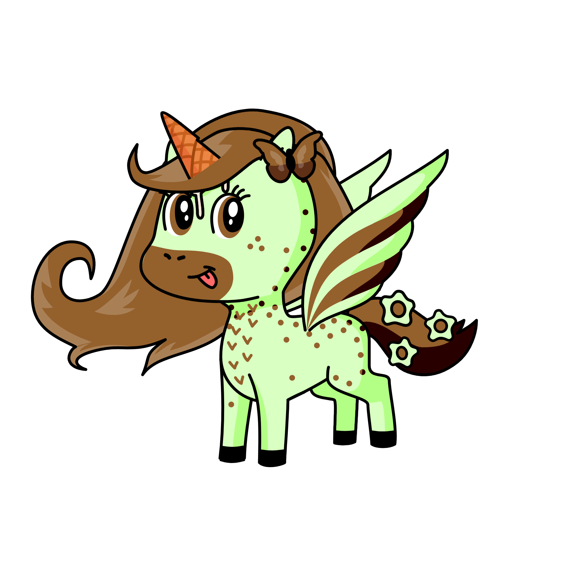 Minty, the unicorn