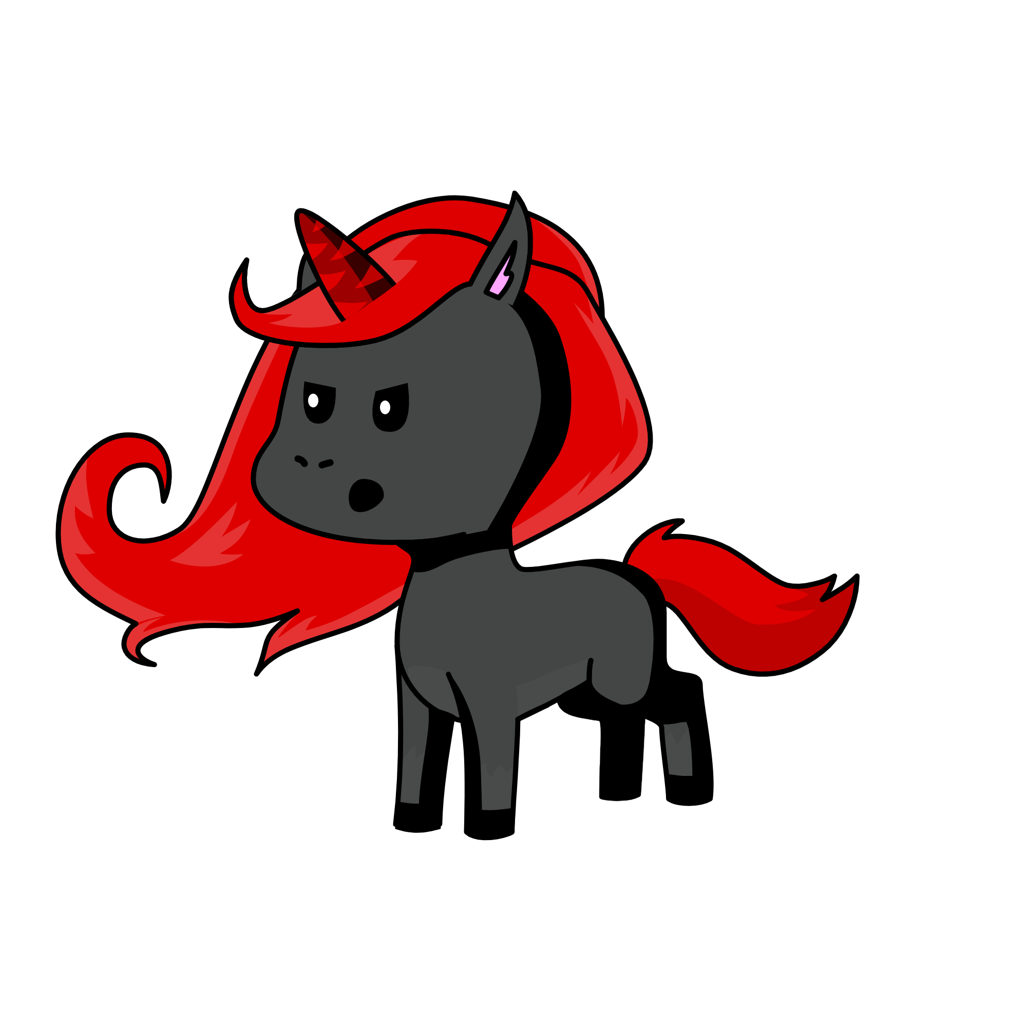 660  Adopt Me Coloring Pages Evil Unicorn  HD