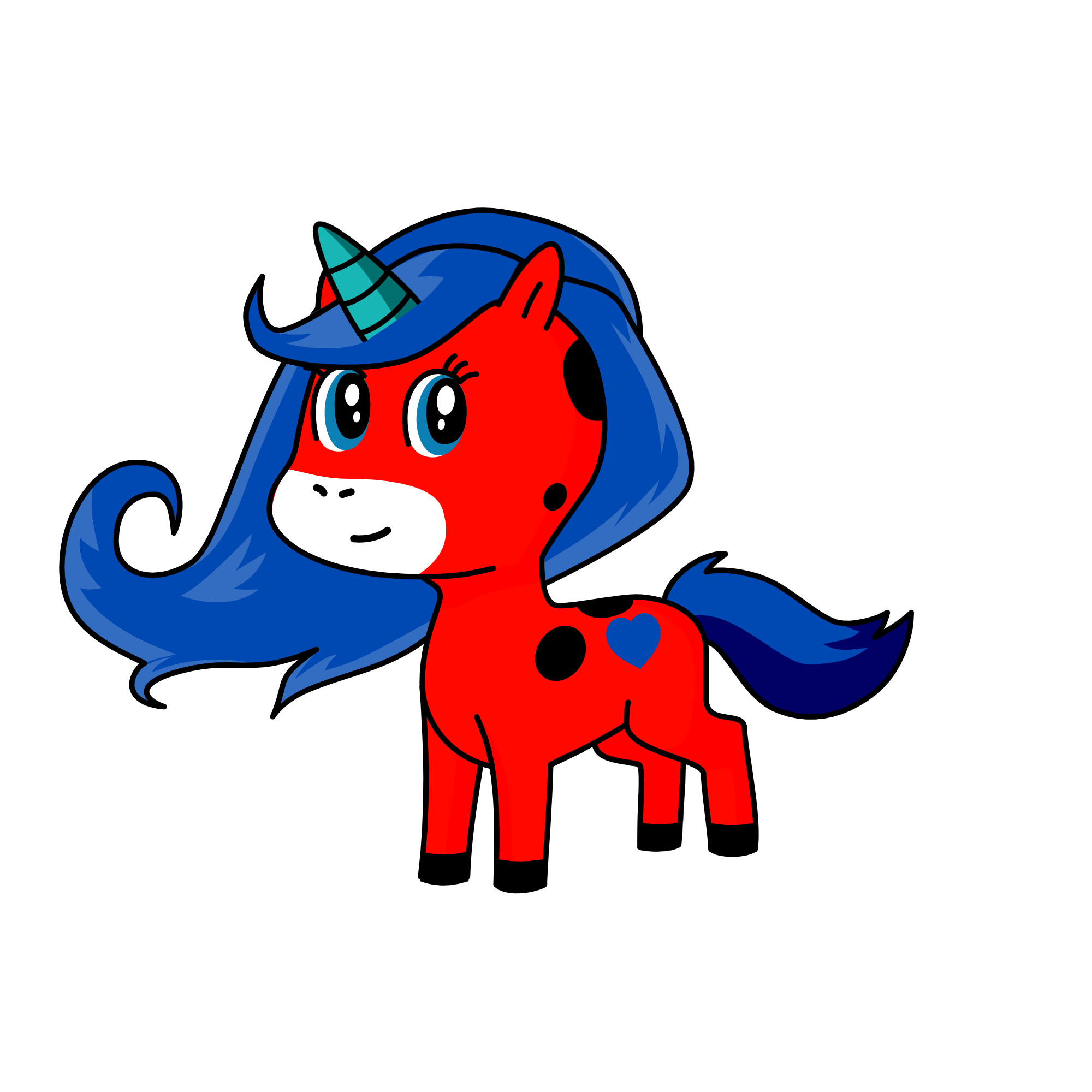 lady bug, the unicorn