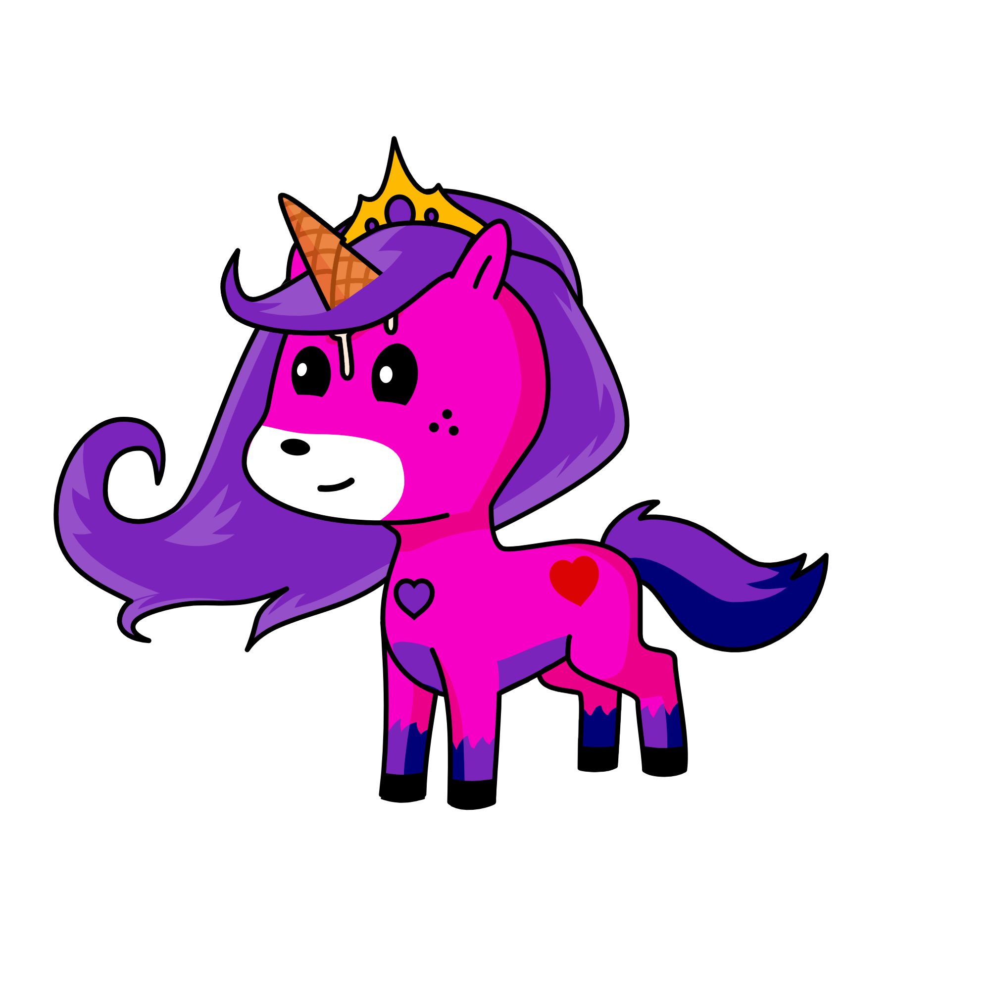 Icream queen, the unicorn