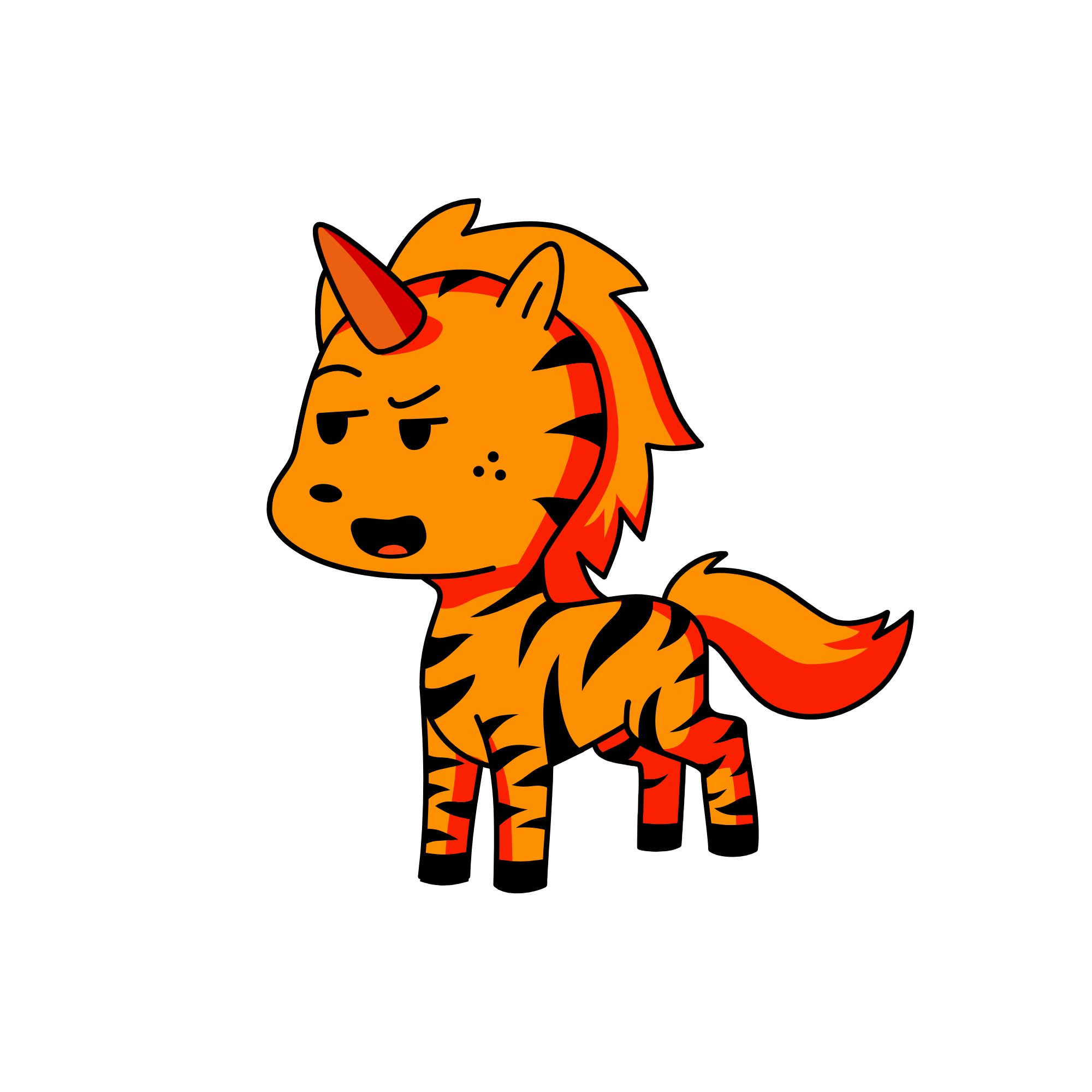 Tiger, the unicorn