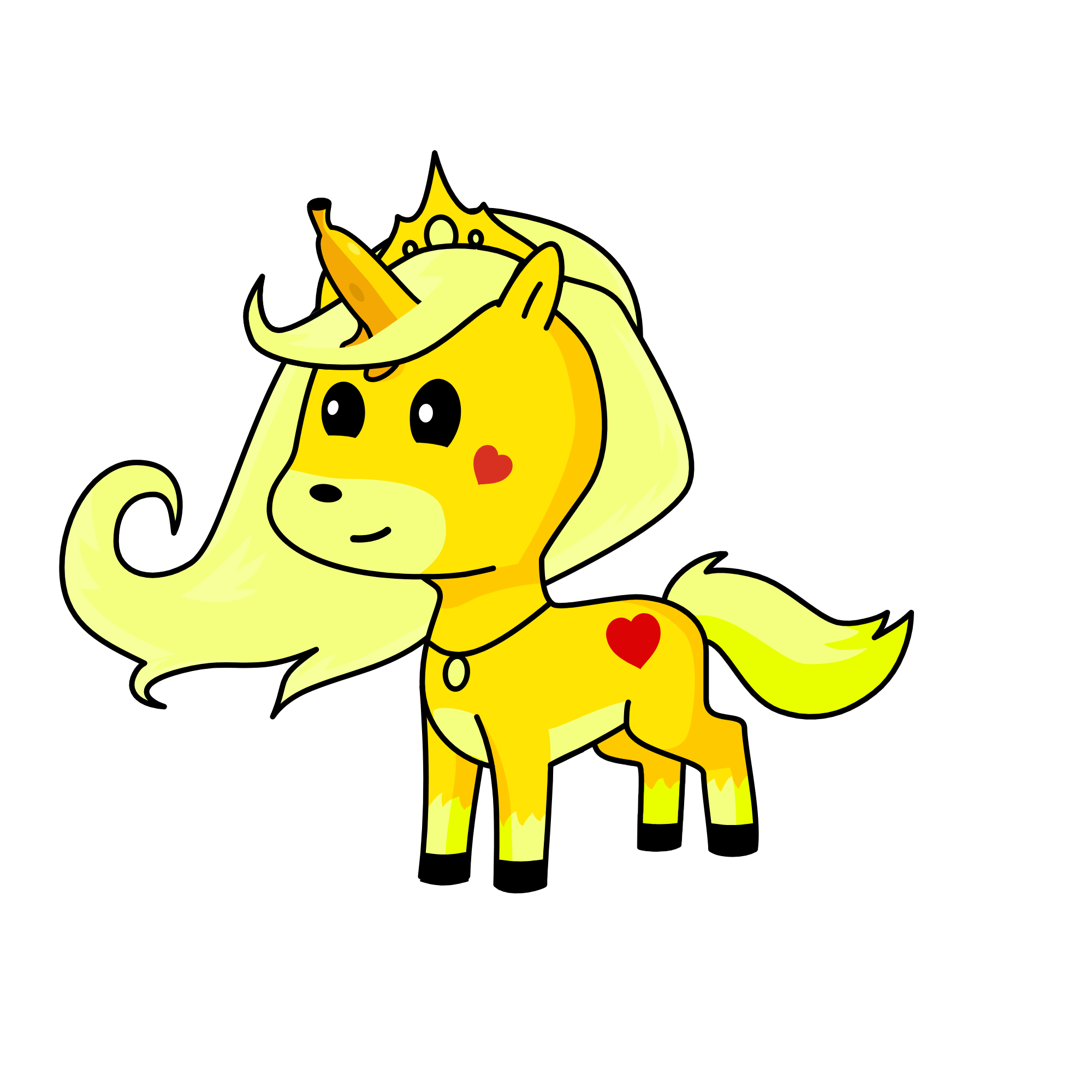 Banana queen, the unicorn
