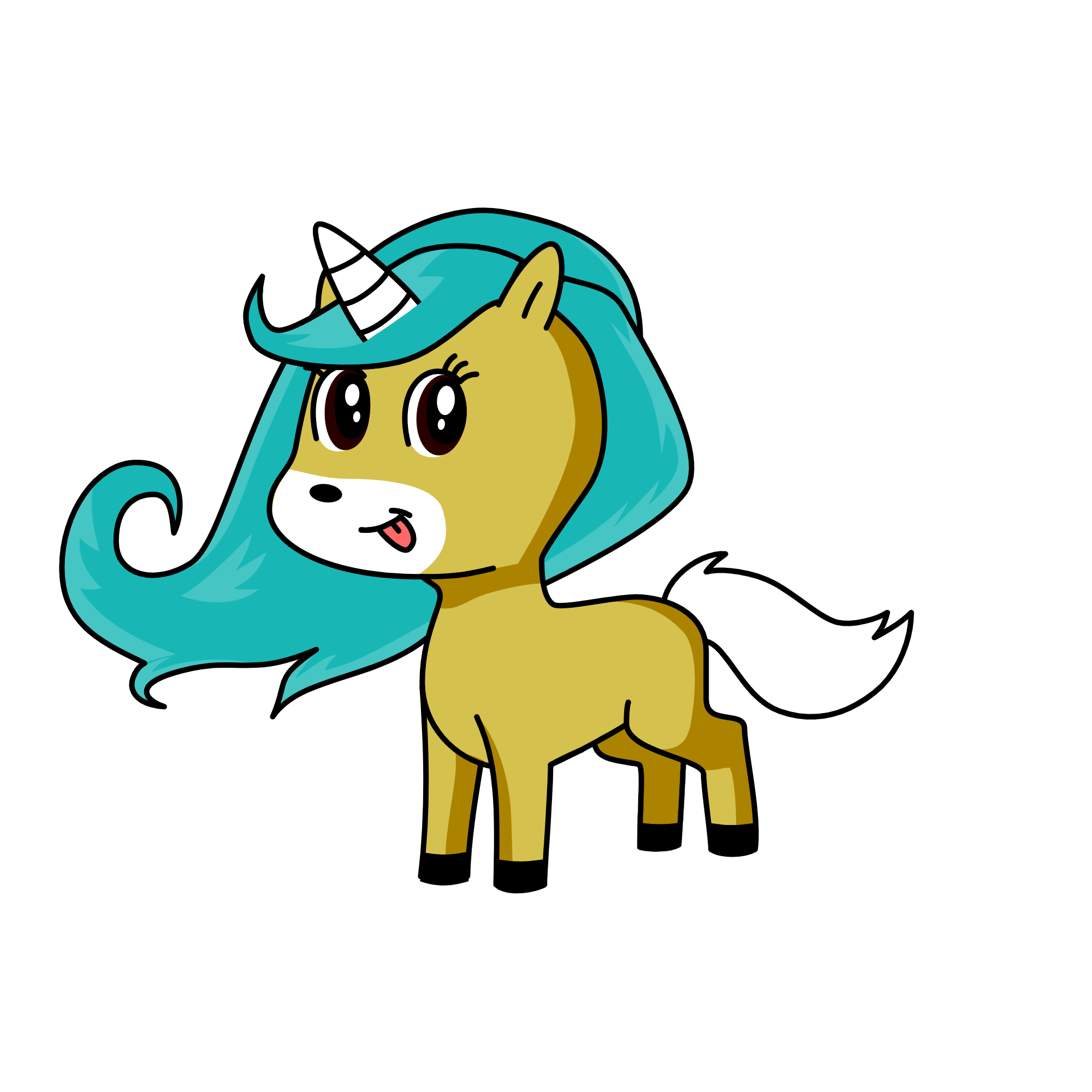 Golden Unicorn, the unicorn