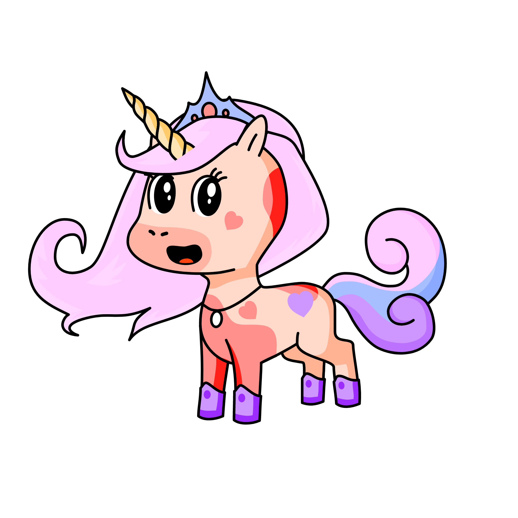 Princess Pastel, the unicorn