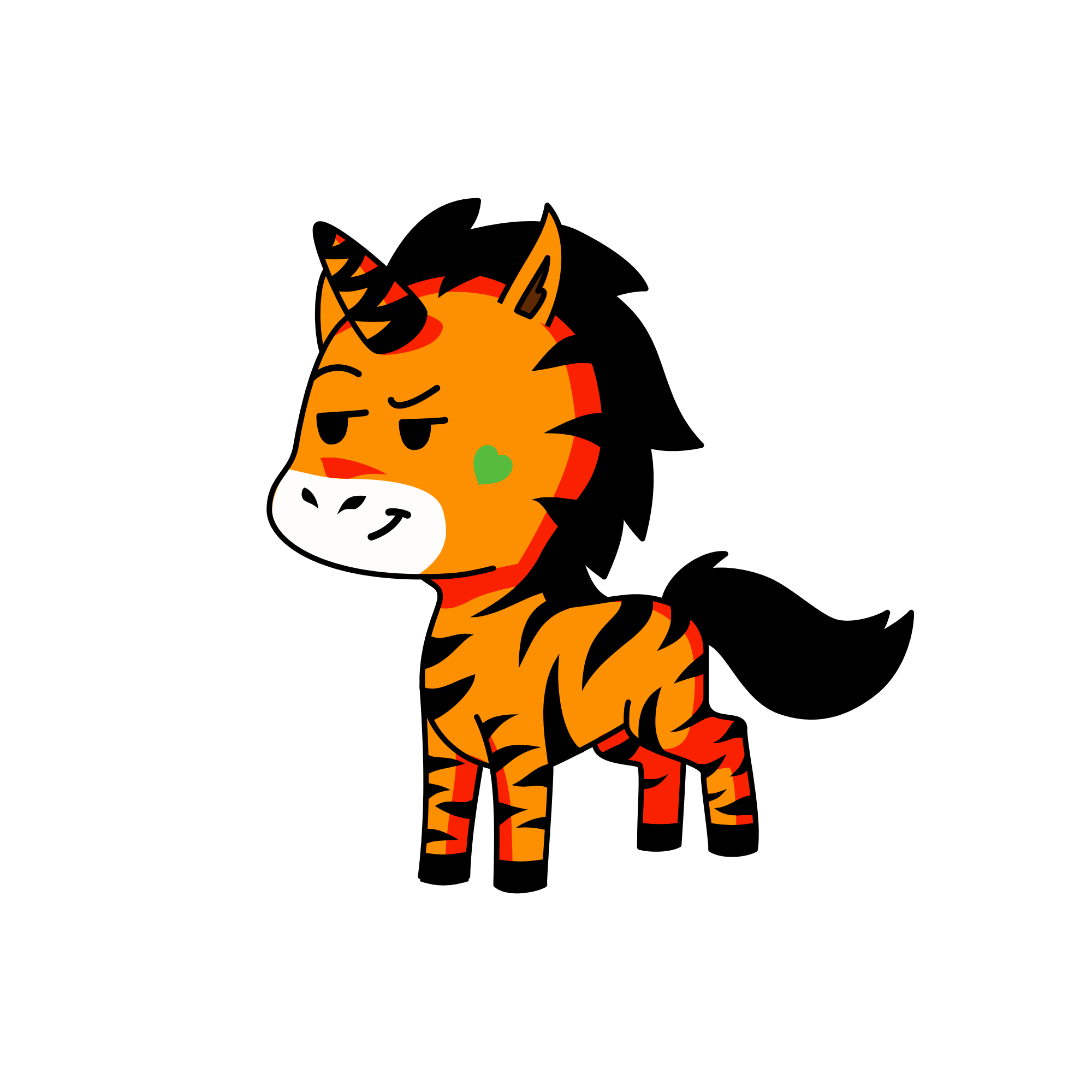 Tigercorn, the unicorn