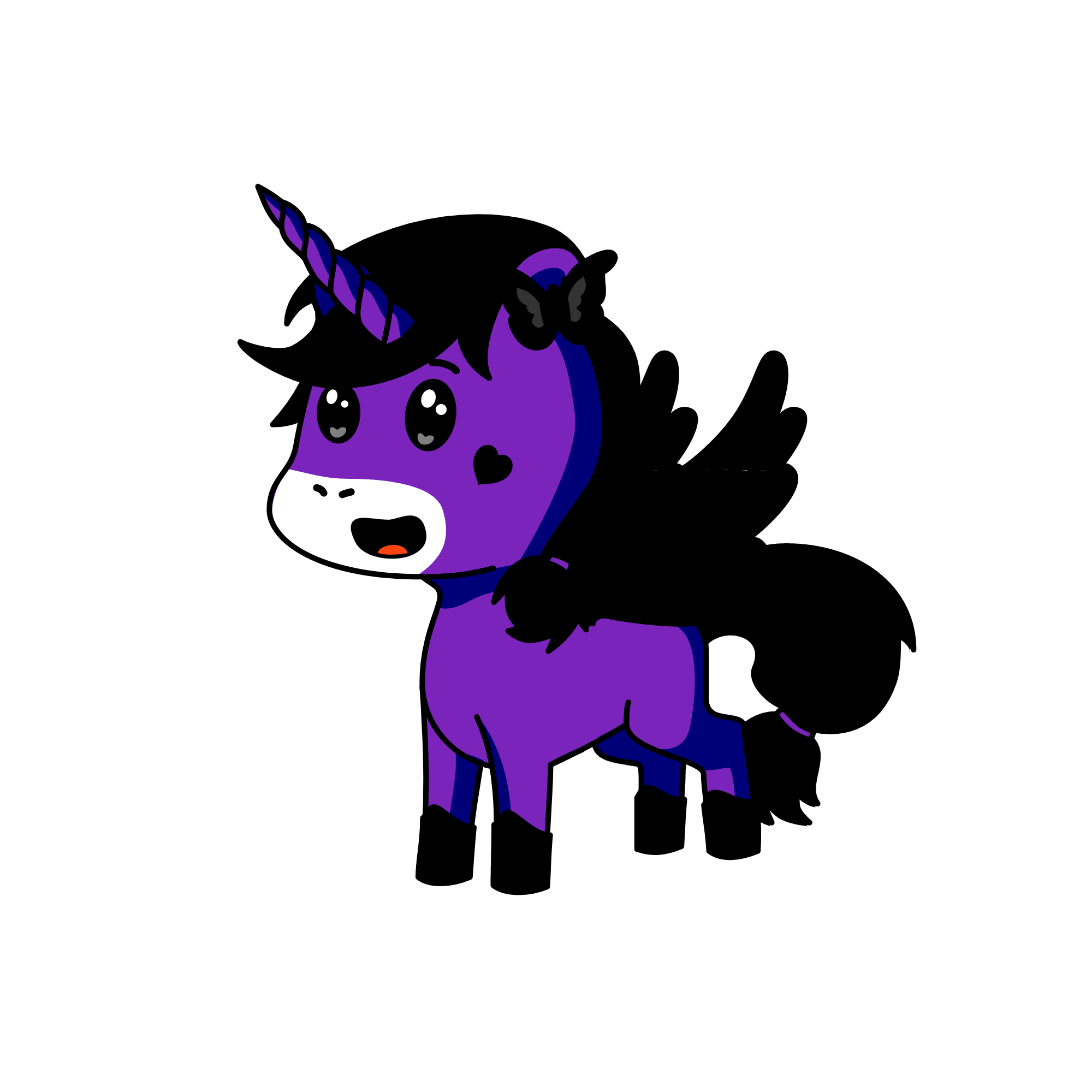 Moonlight, the unicorn