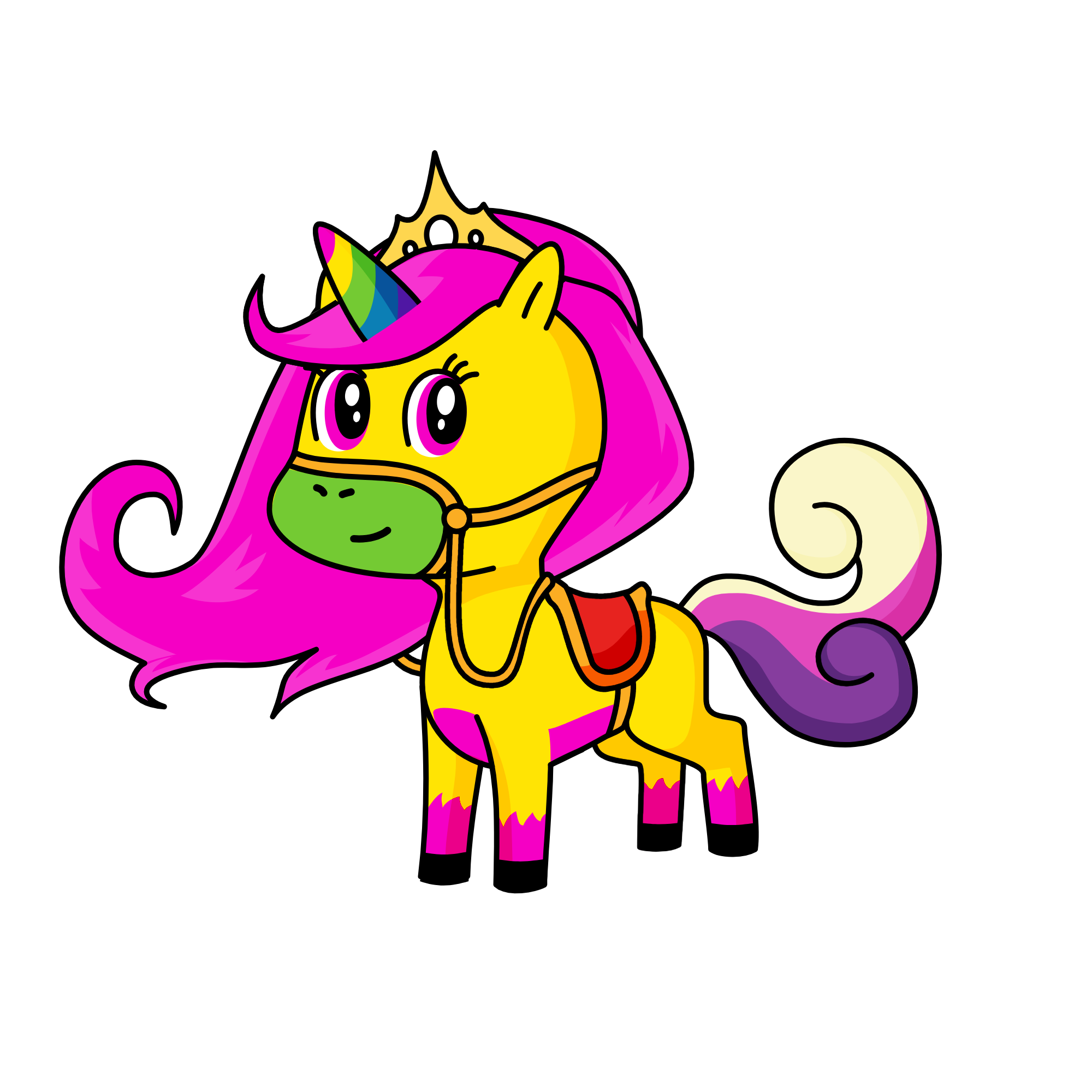 rose, the unicorn