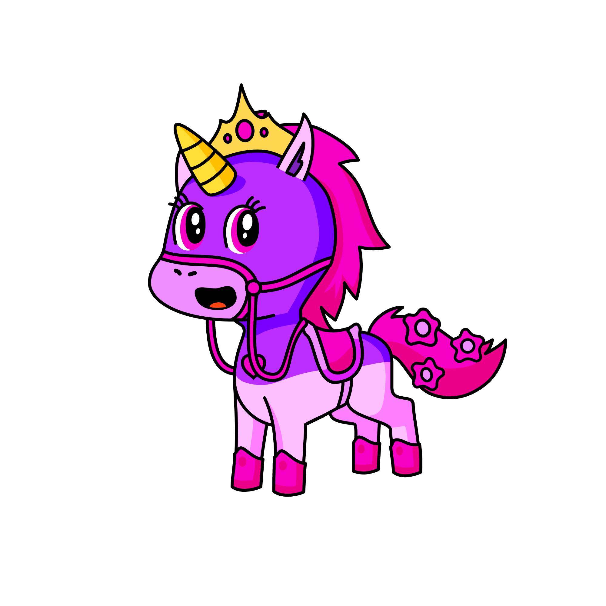 Pinky, the unicorn
