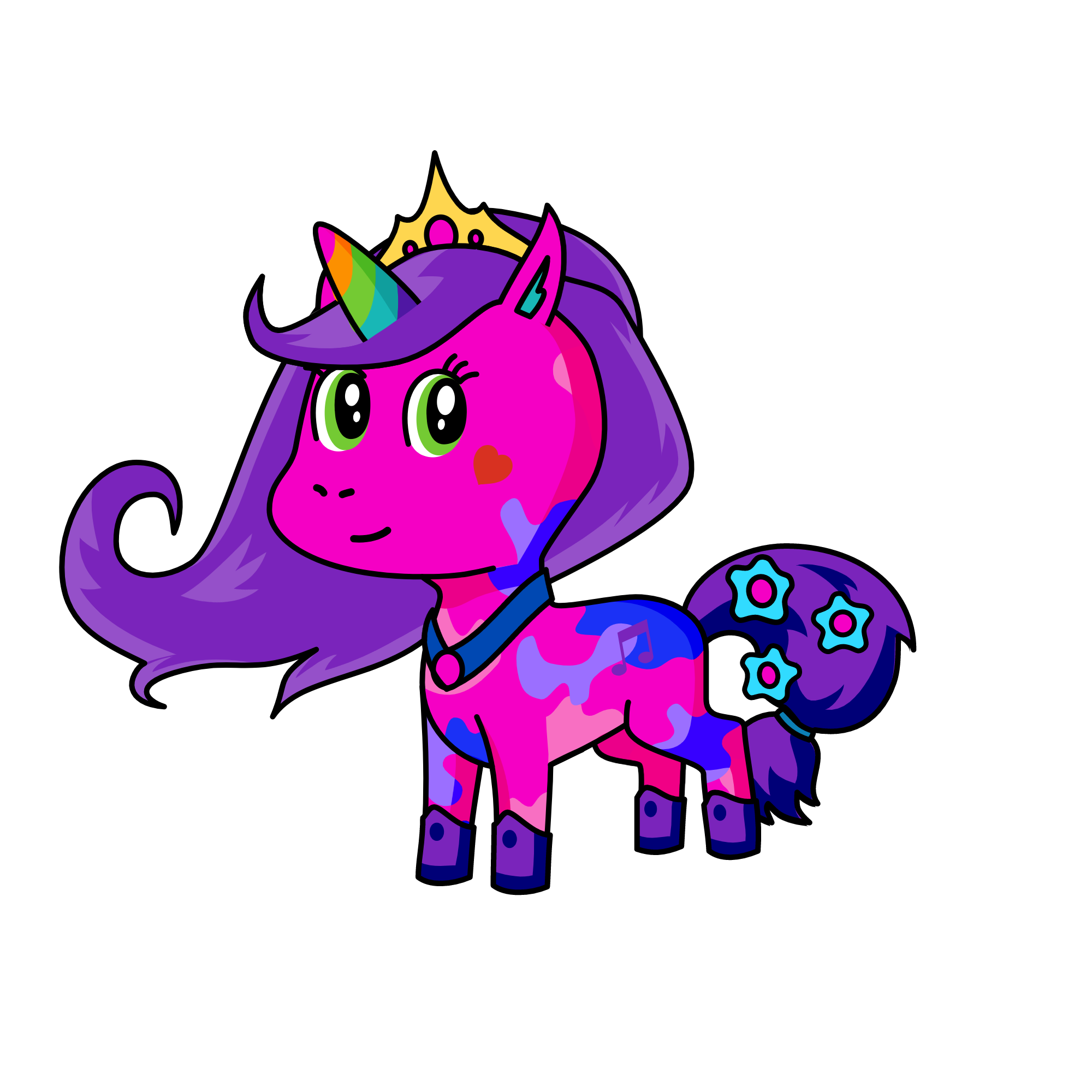 music beauty, the unicorn