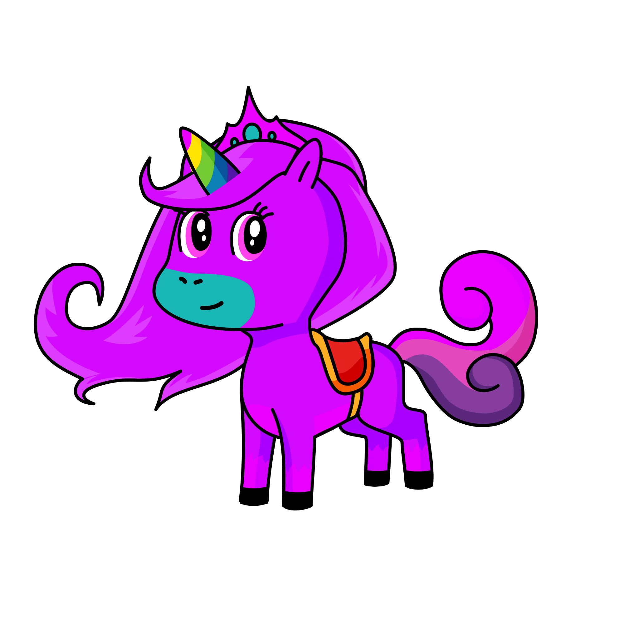 pinky, the unicorn