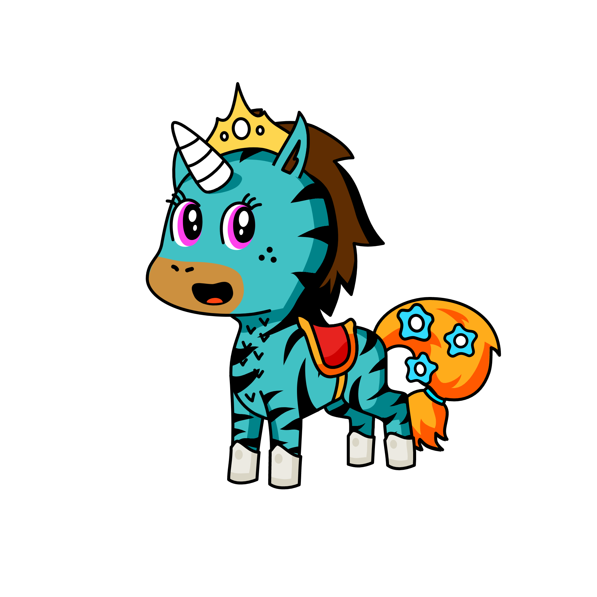 kk, the unicorn