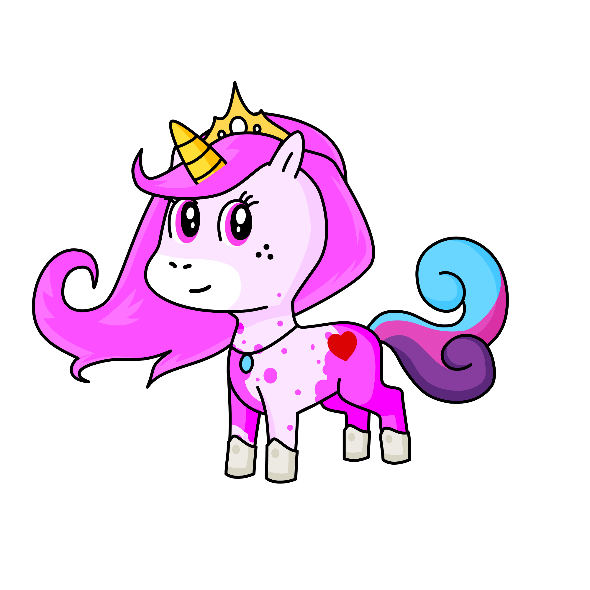 Candy Cane, the unicorn