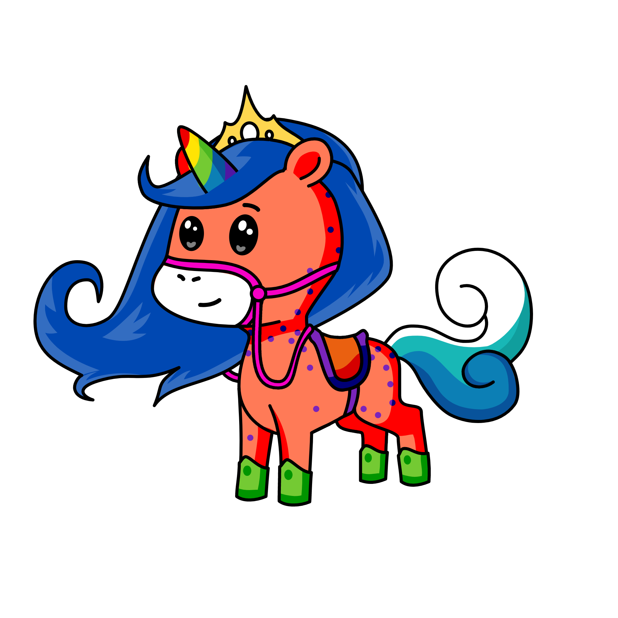 Melanie, the unicorn