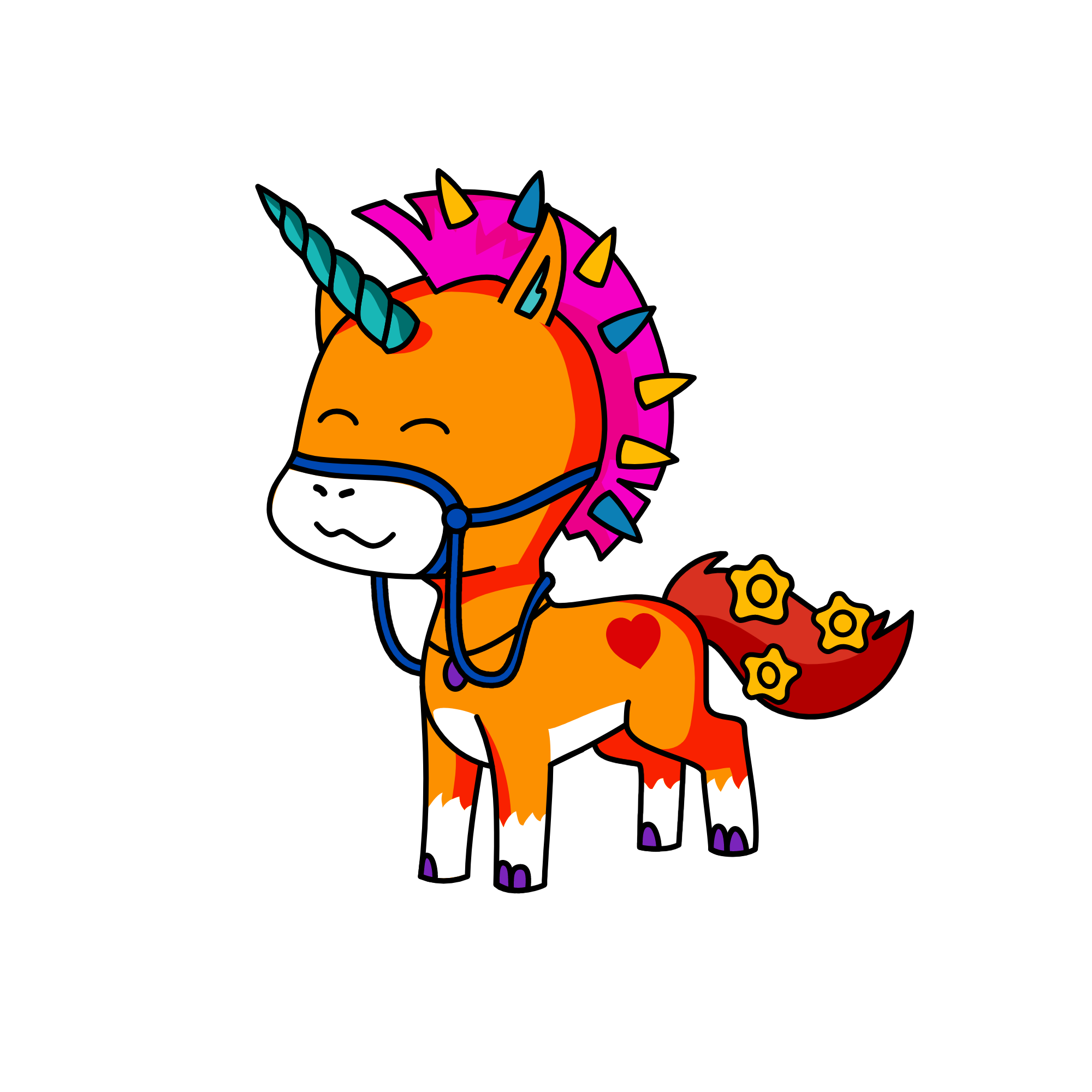 Crazy, the unicorn