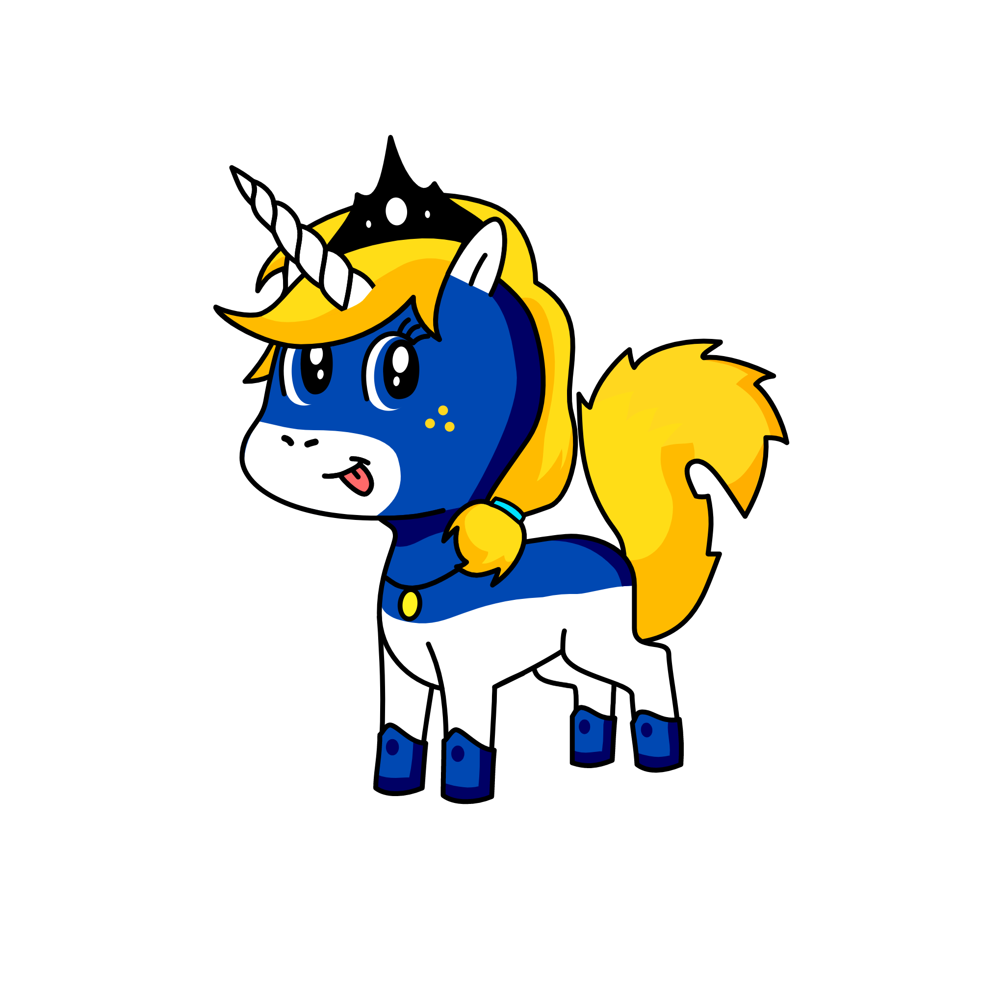 -_-, the unicorn