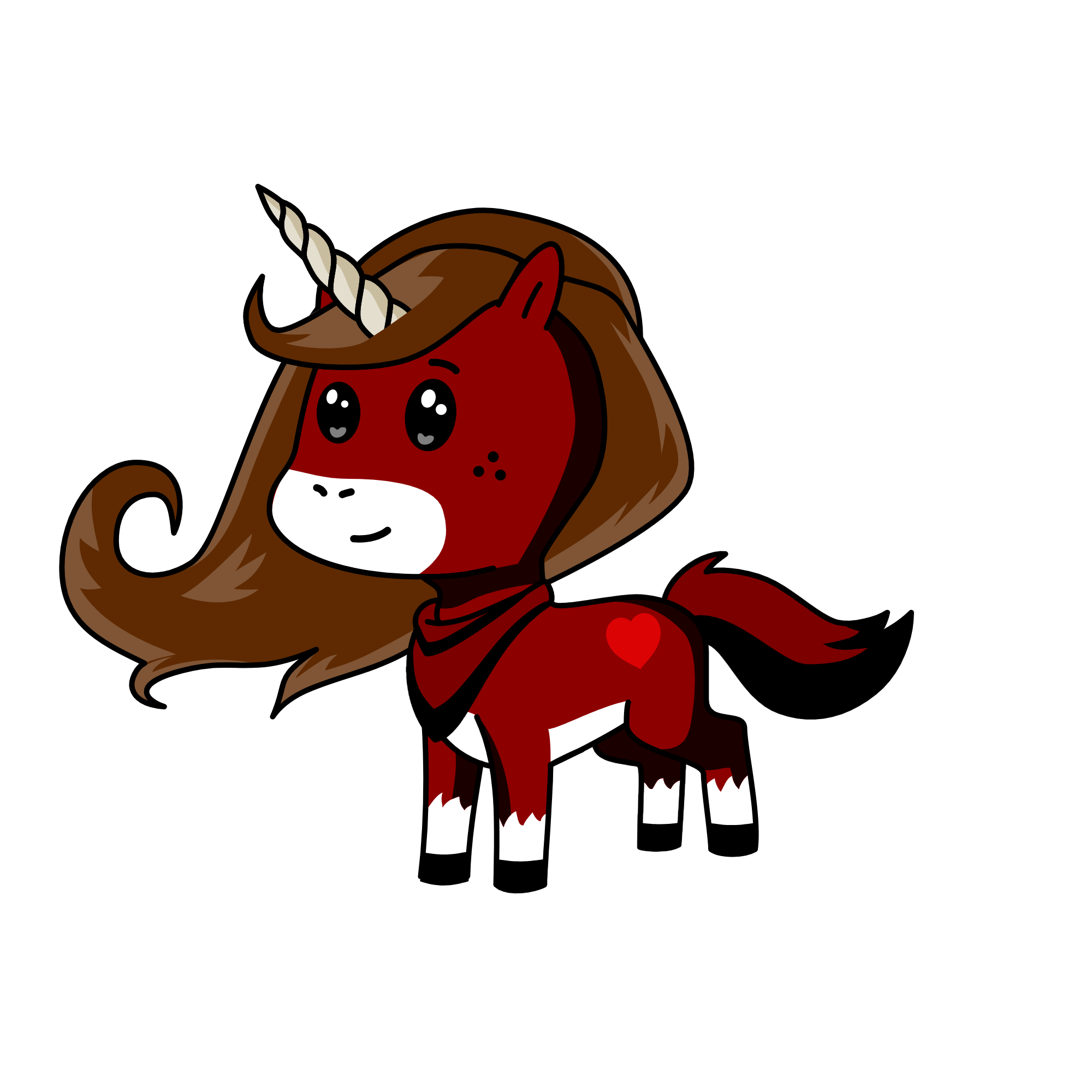 darky corn, the unicorn