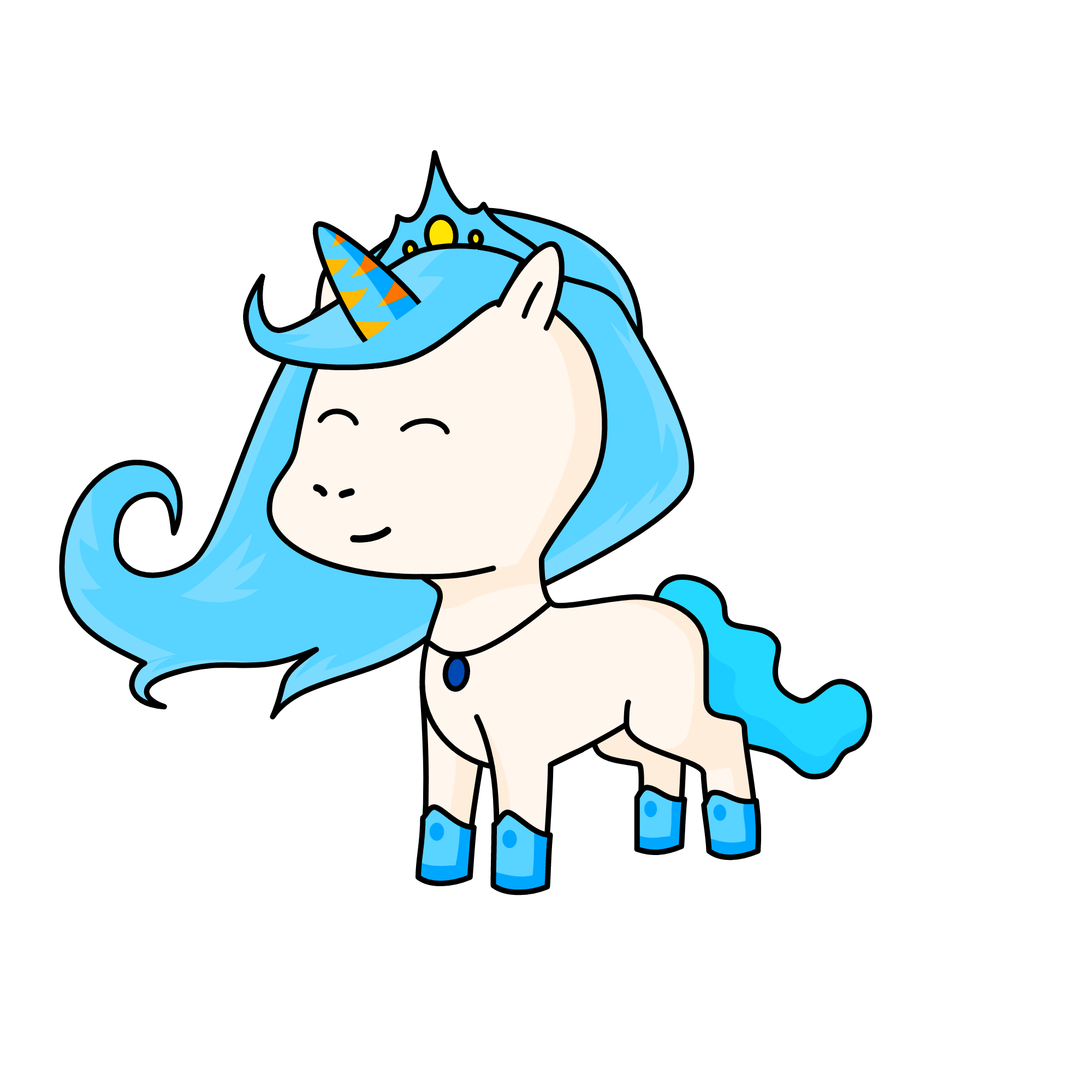 ELIZABETH, the unicorn