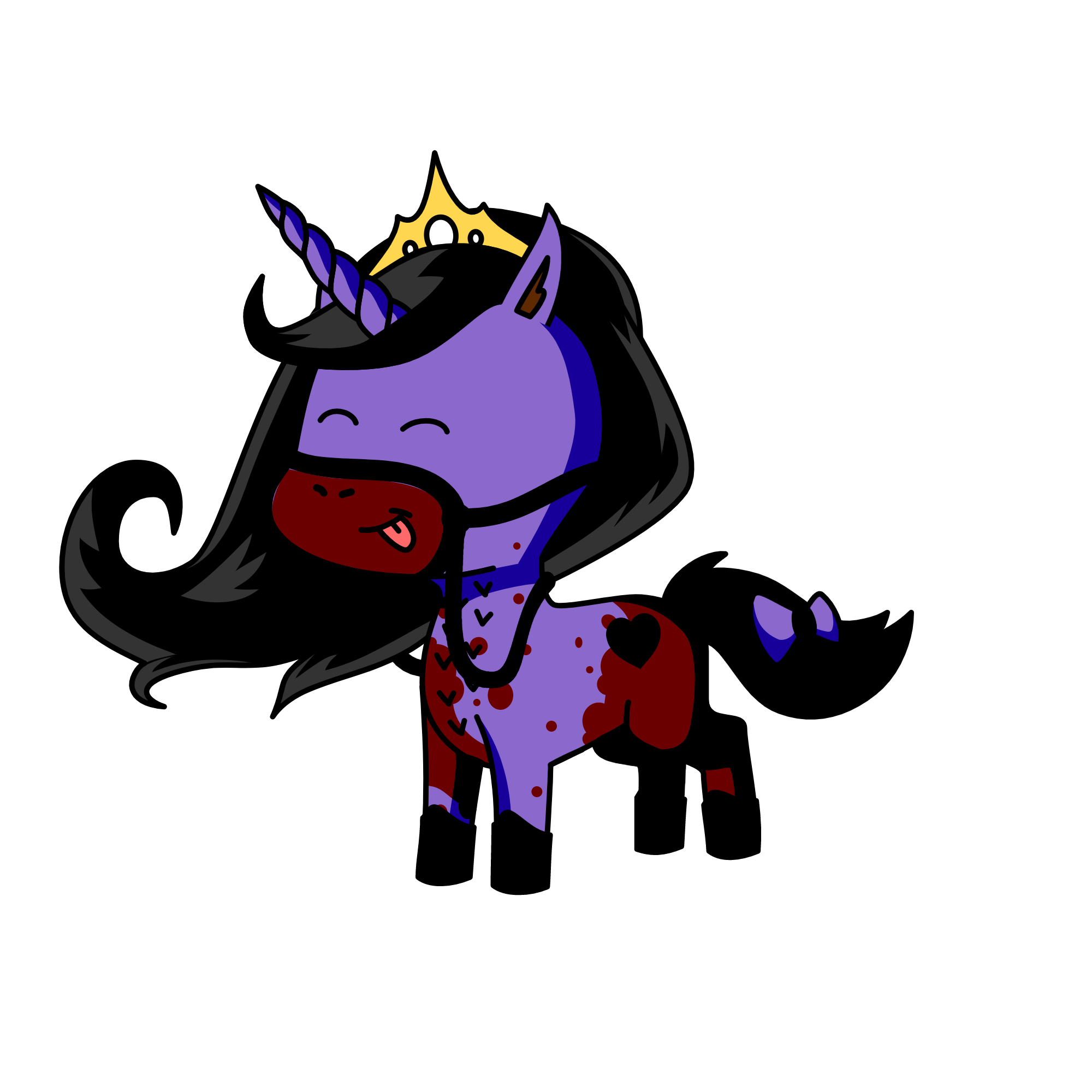 Welmum girl, the unicorn