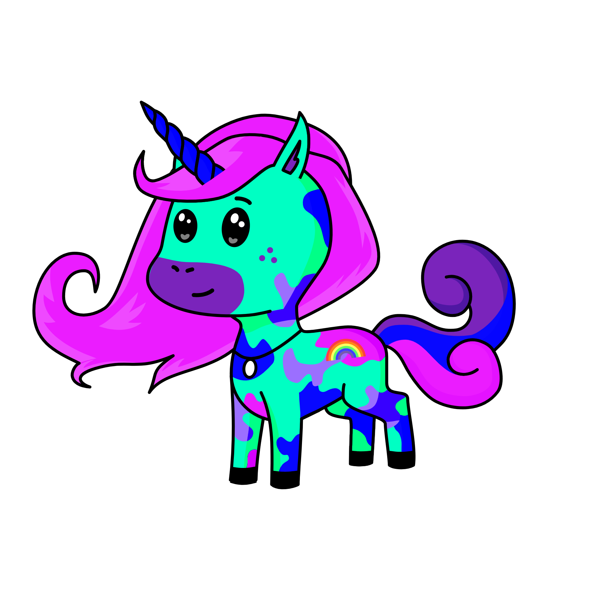 Camo, the unicorn