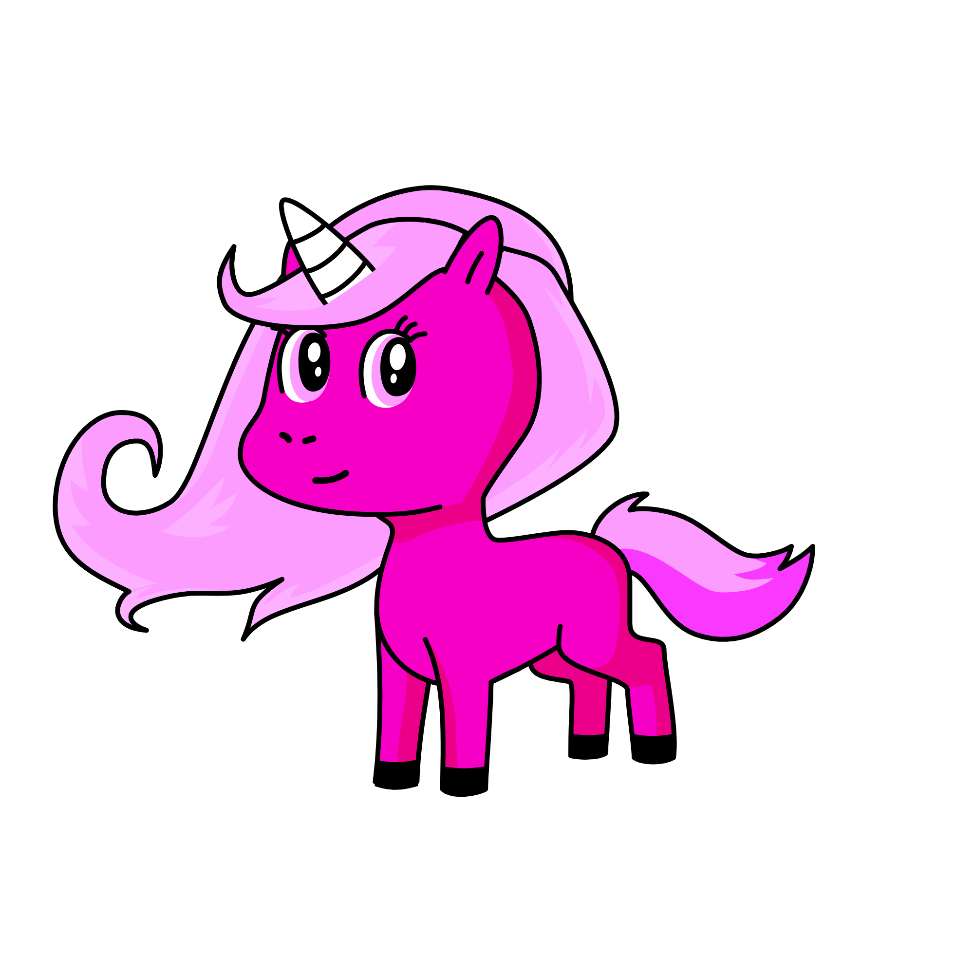 PINKI, the unicorn