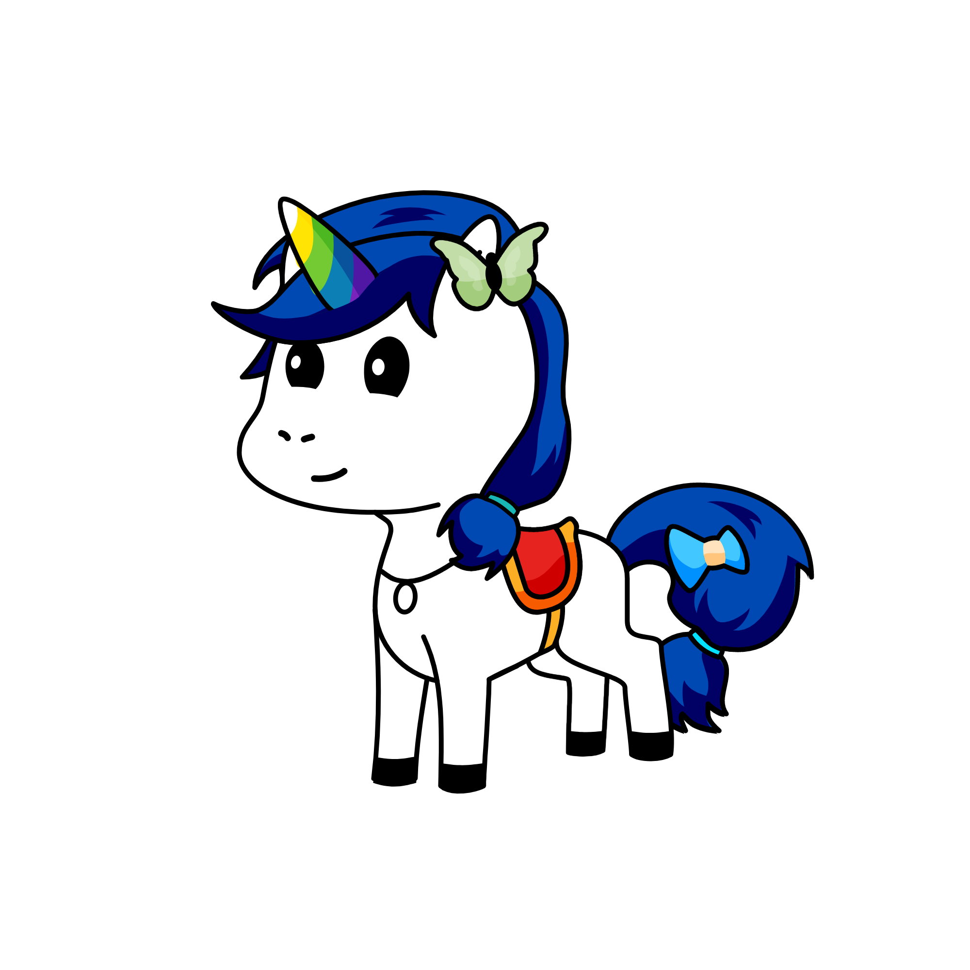 Dawn, the unicorn