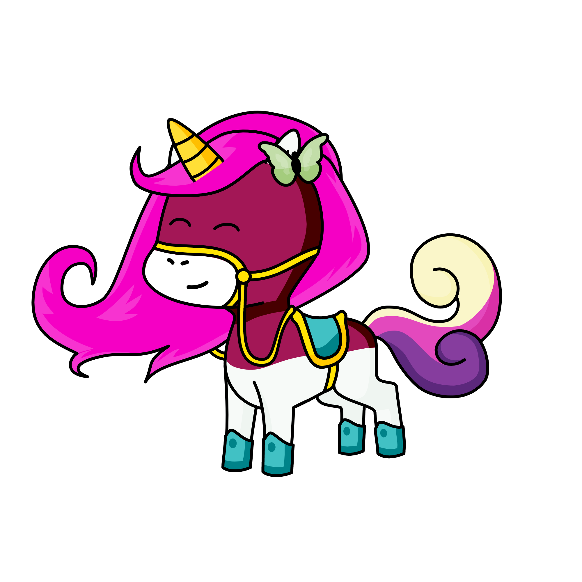 Evelyn, the unicorn