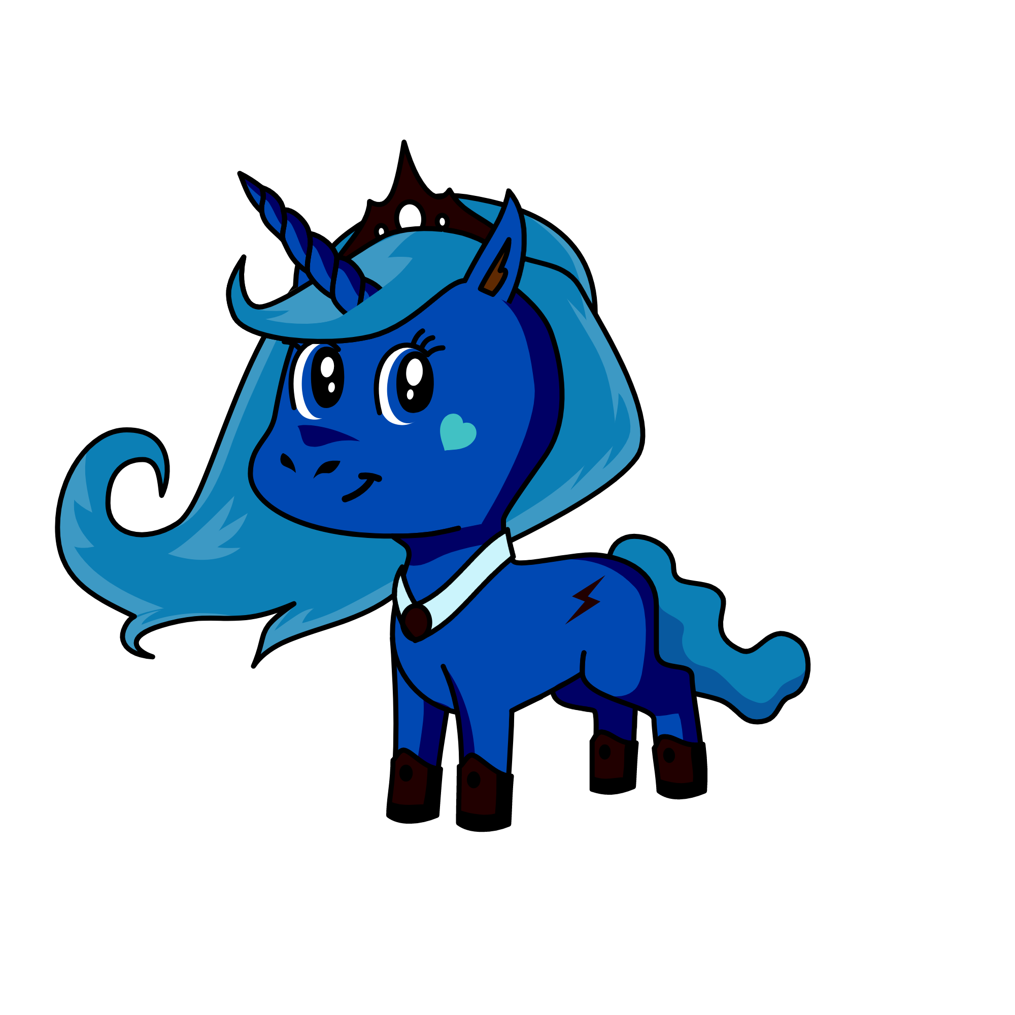 Princess Luna, the unicorn