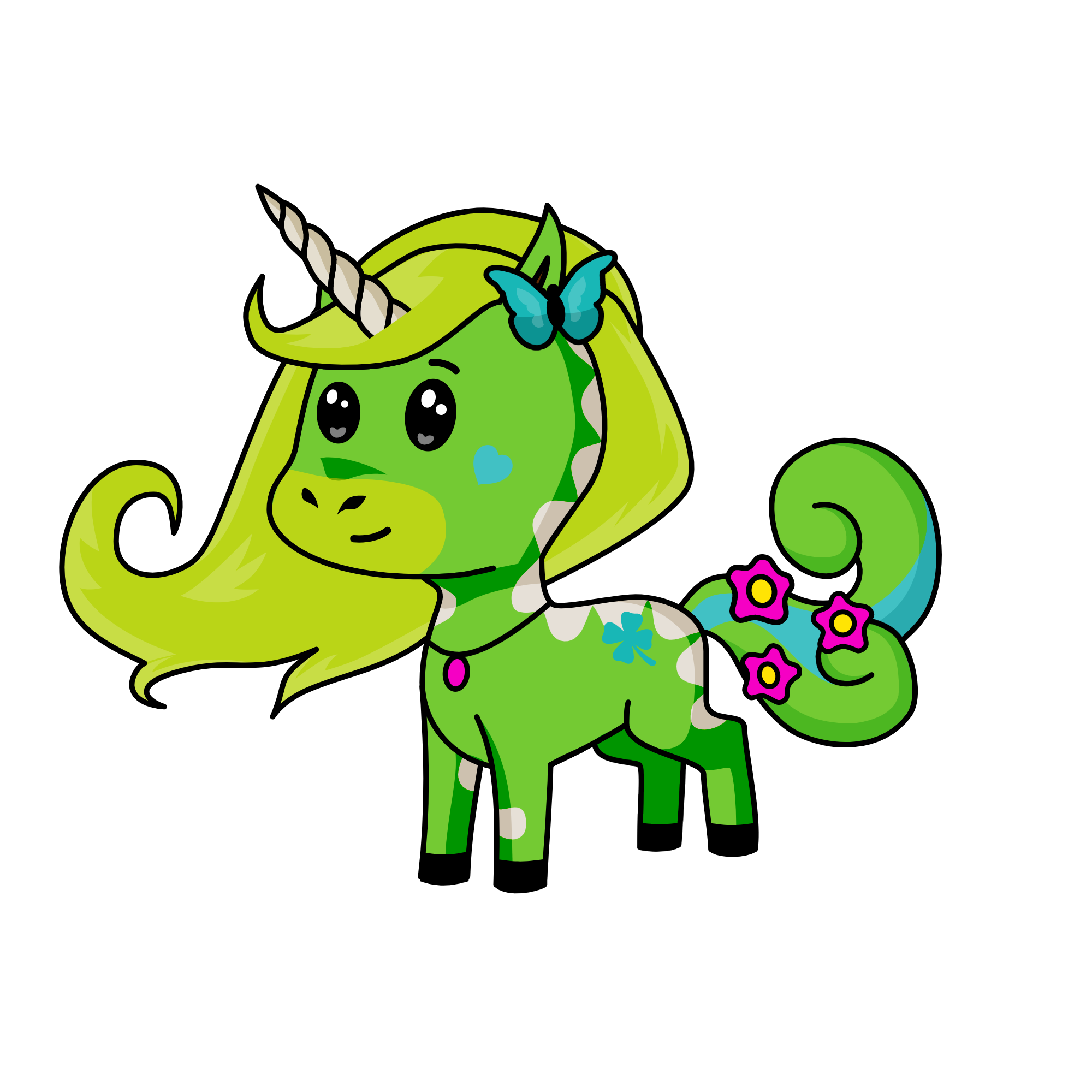 Flora, the unicorn