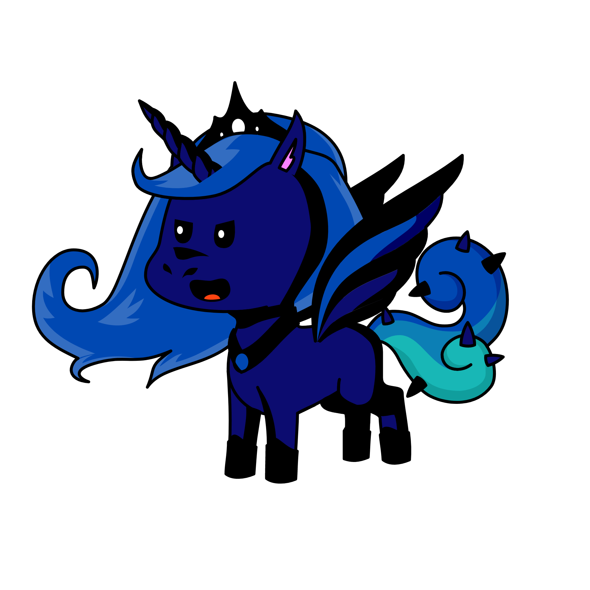 nightmare moon , the unicorn
