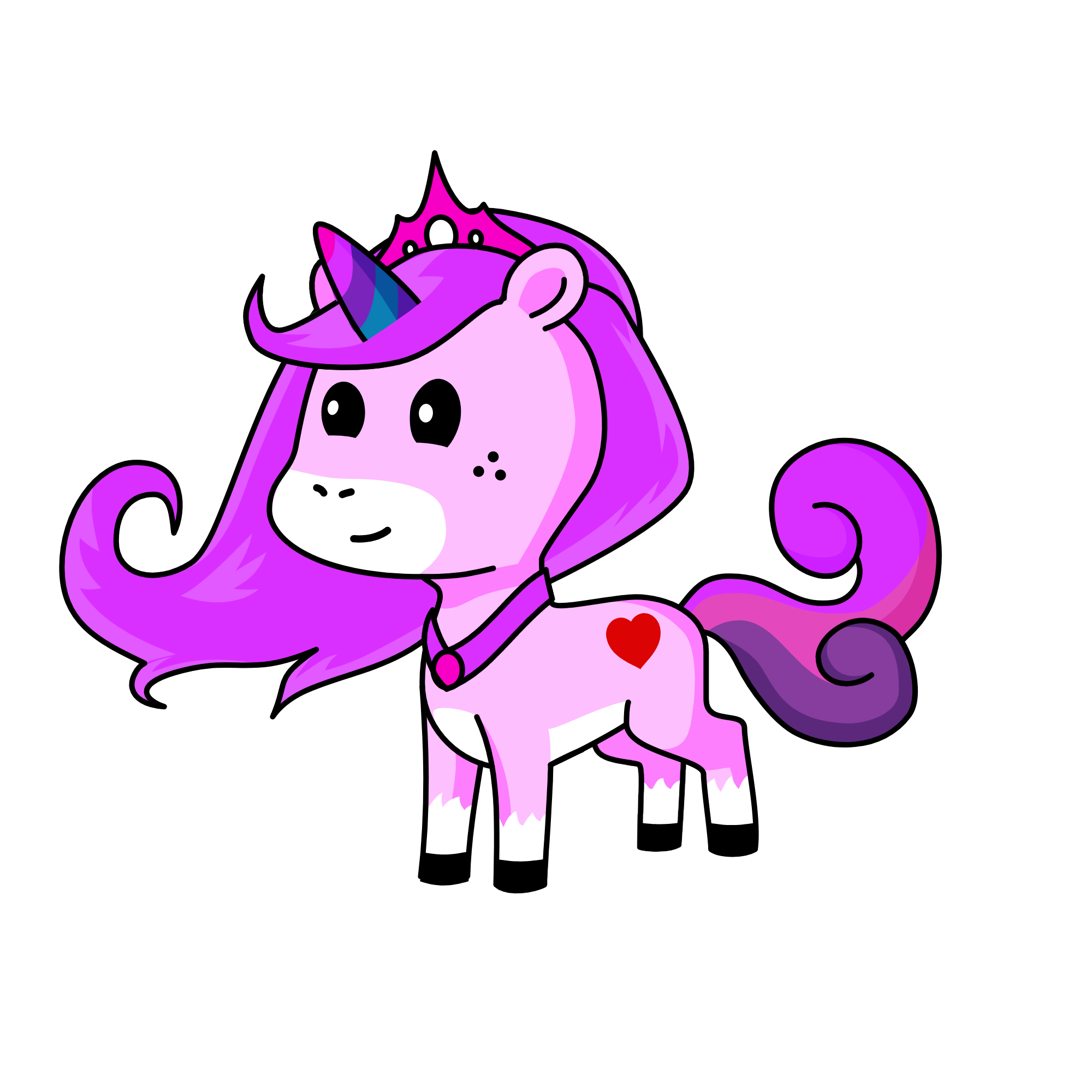 Queen of the NIGHT, the unicorn